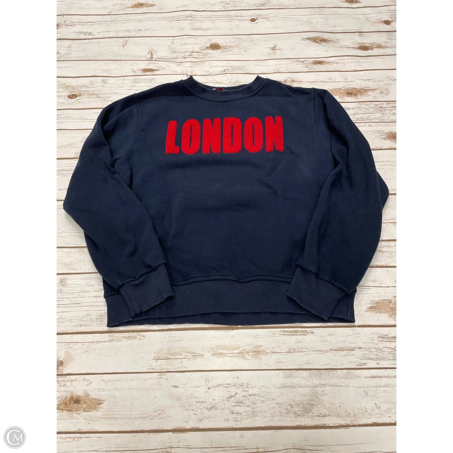 Sweater By Cme In Blue & Red, Size: Xl