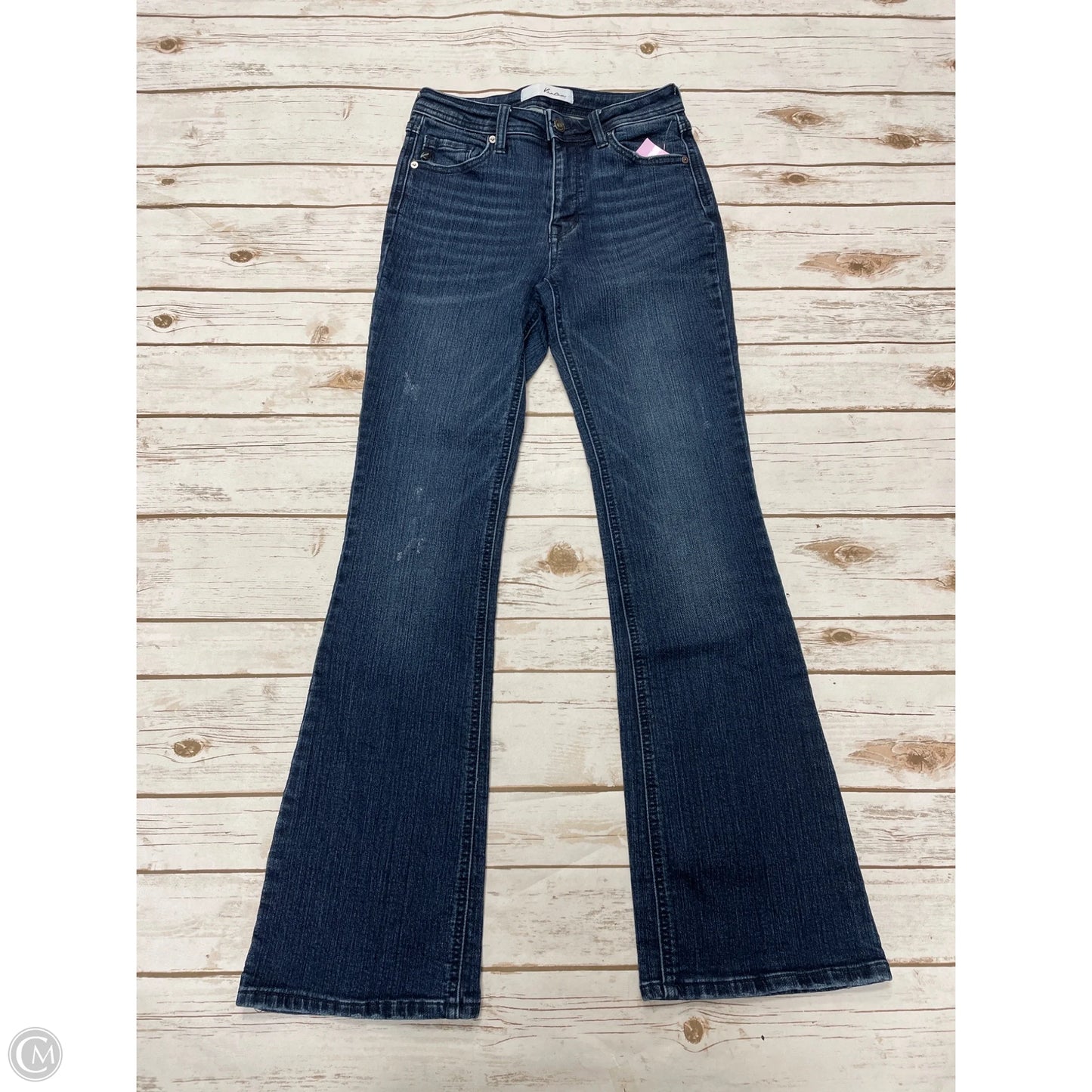 Jeans Boot Cut By Kancan In Blue Denim, Size: 0