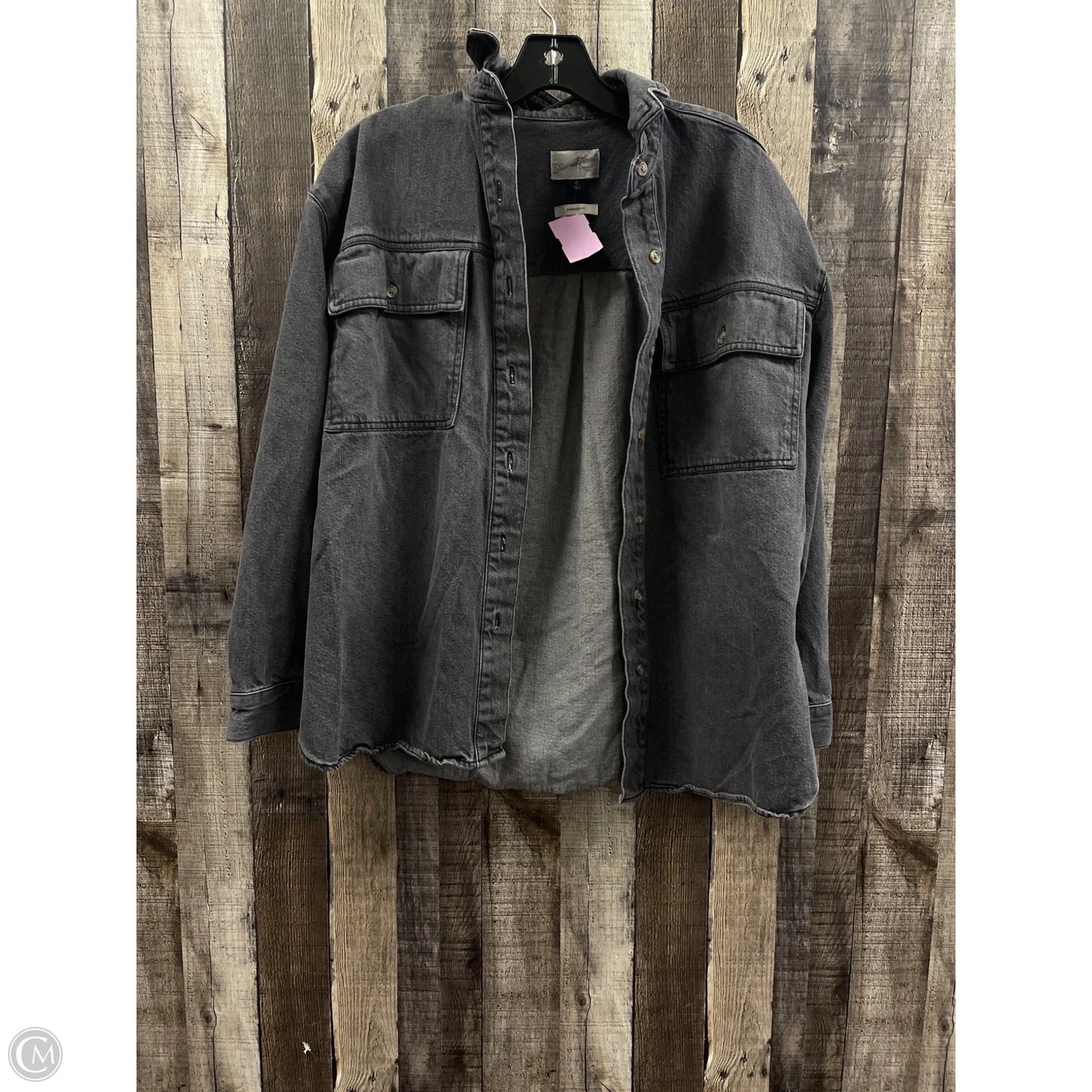 Jacket Denim By Universal Thread In Black, Size: Xs