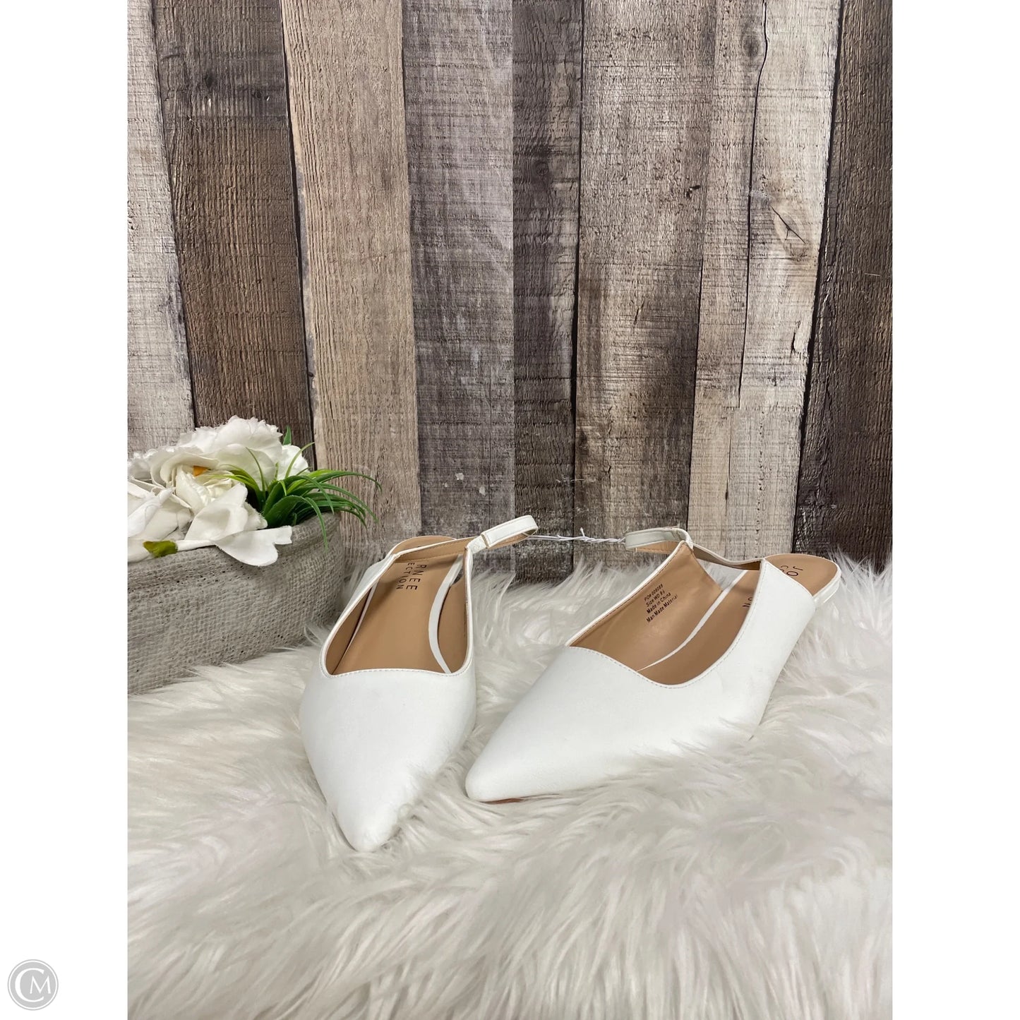 Shoes Heels Kitten By Journee In White, Size: 9.5