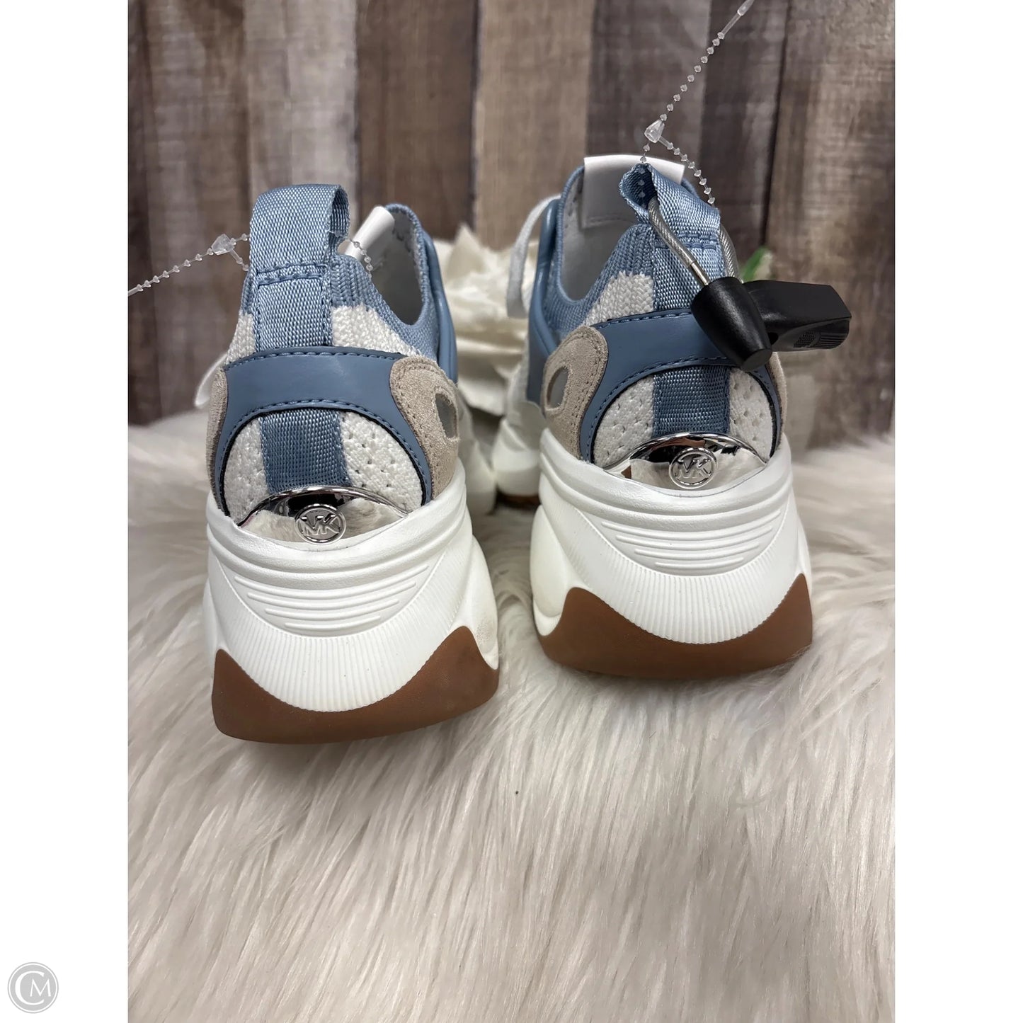 Shoes Designer By Michael Kors In Blue & White, Size: 6
