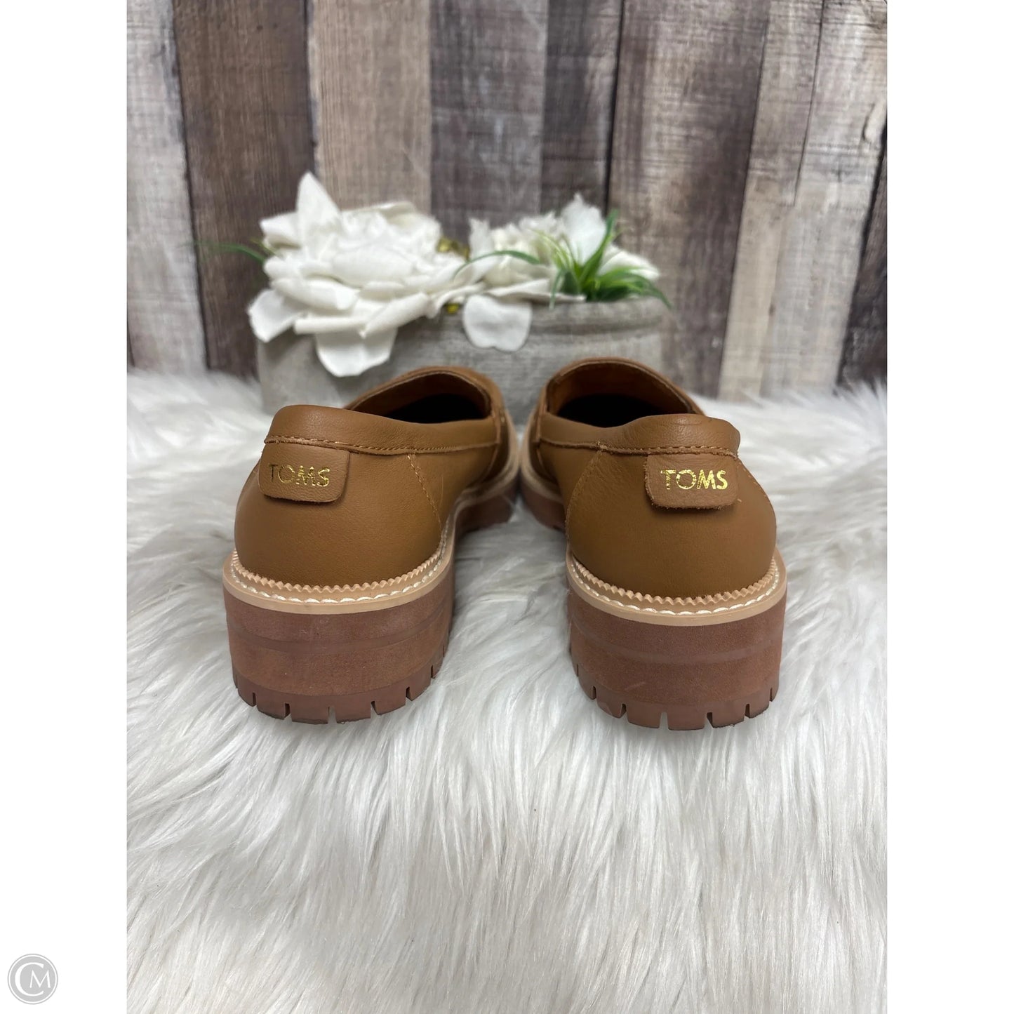 Shoes Flats By Toms In Brown, Size: 6