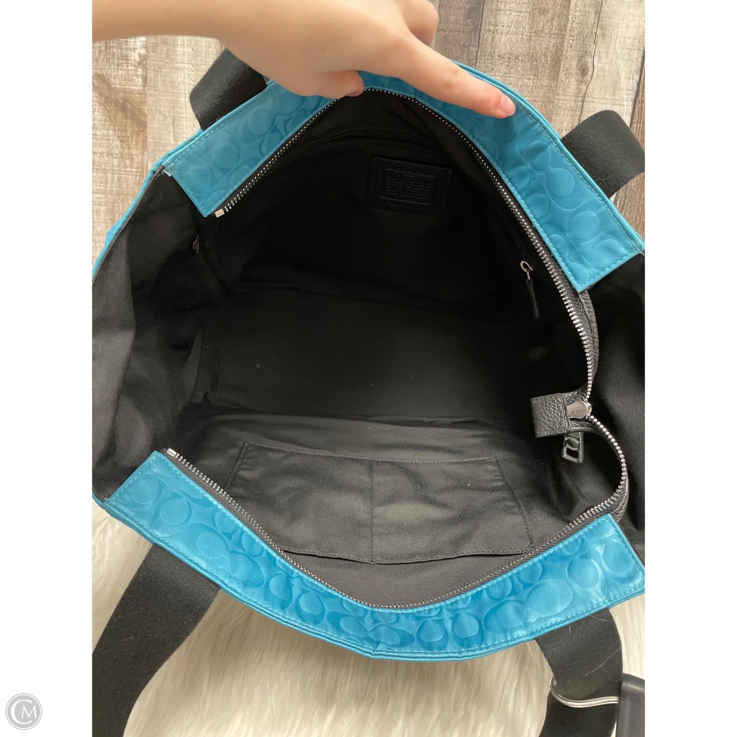 Handbag Designer By Coach, Size: Large