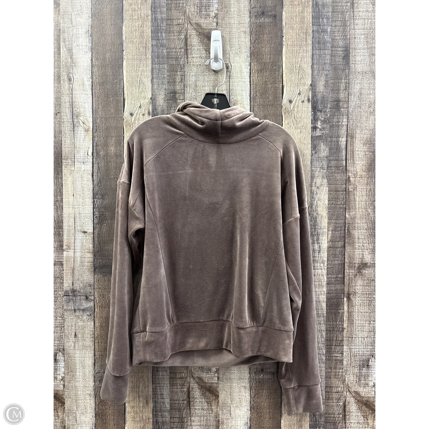 Sweatshirt Hoodie By Evereve In Brown, Size: M