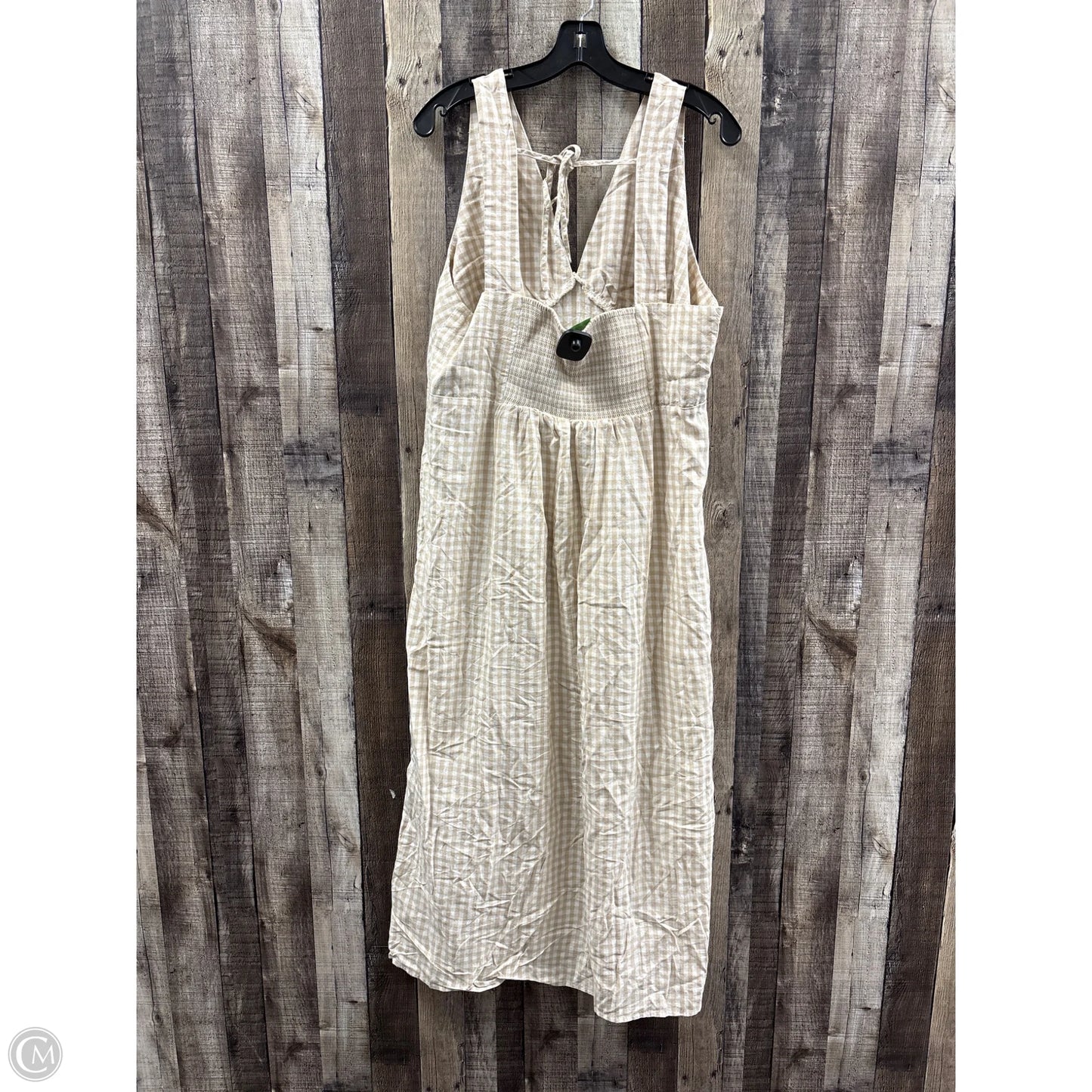 Dress Casual Maxi By Old Navy In Plaid Pattern, Size: 2x