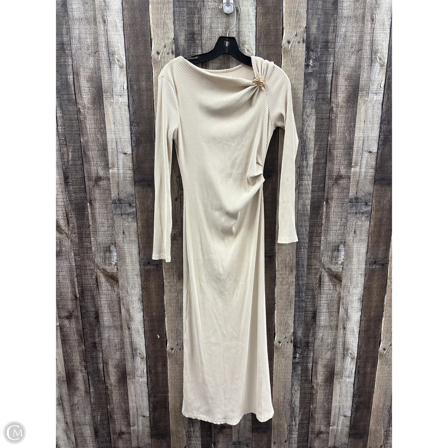 Dress Casual Maxi By Shein In Tan, Size: M