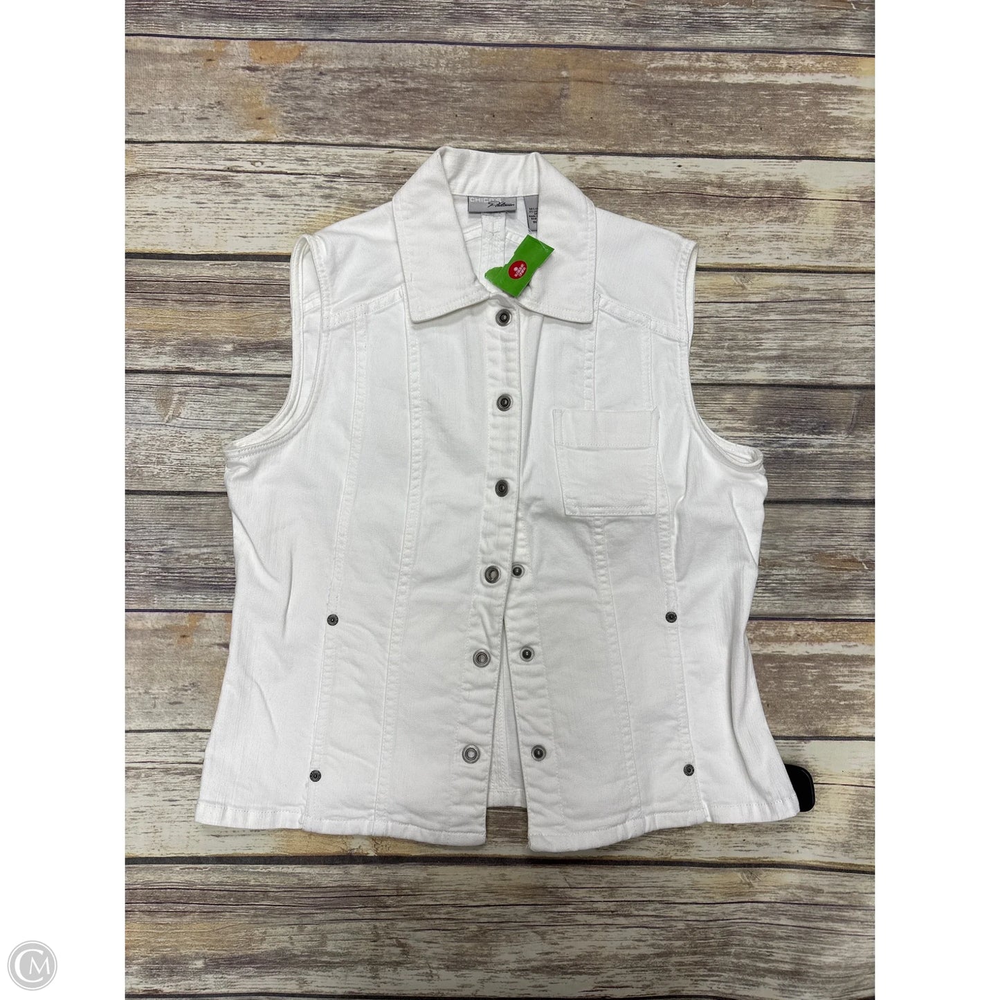 Vest Other By Chicos In White, Size: M