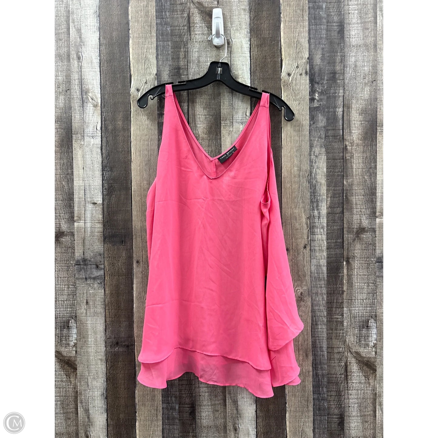 Top Sleeveless By Lane Bryant In Pink, Size: 20