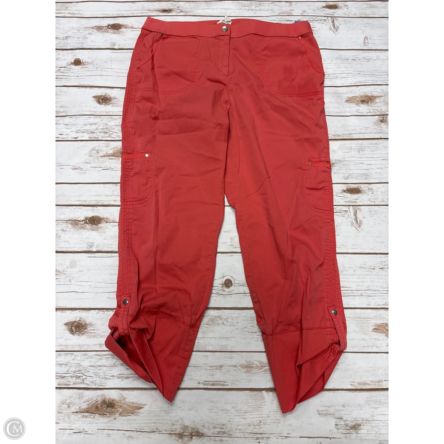 Pants Cargo & Utility By Chicos In Peach, Size: L