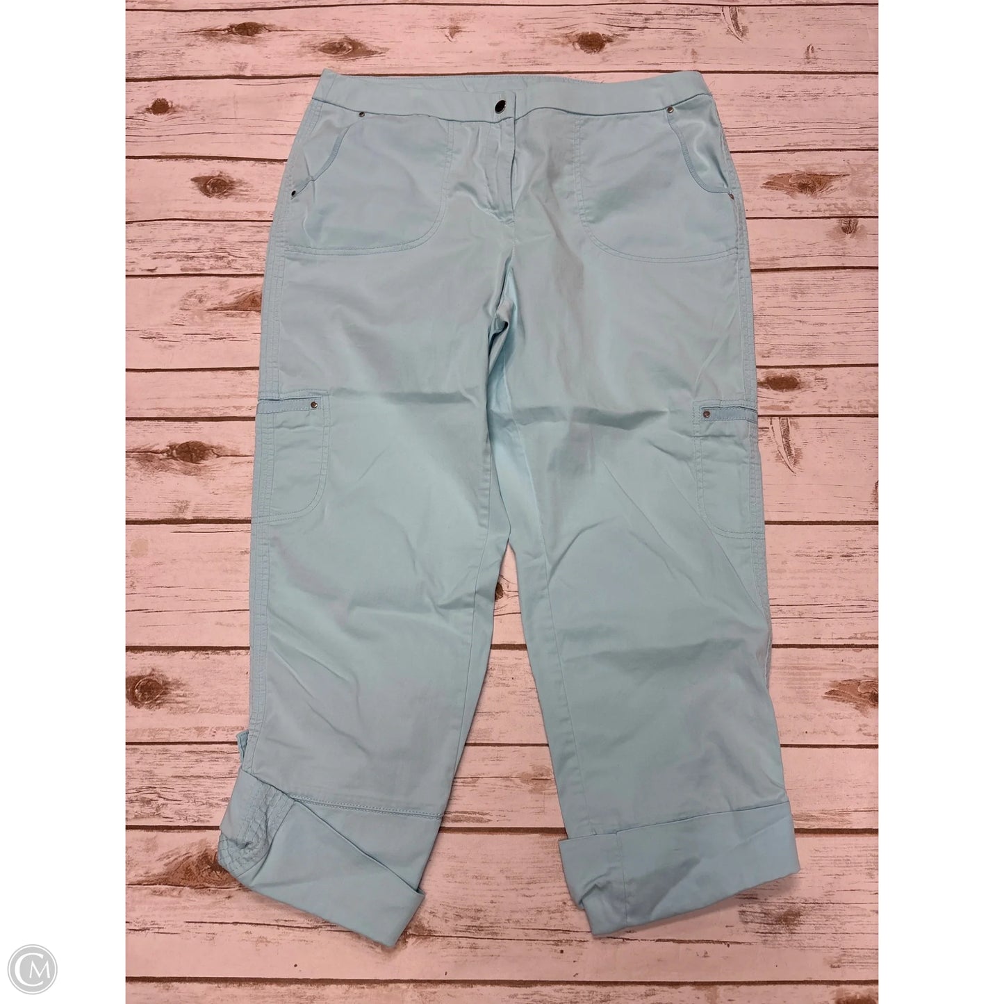 Pants Cargo & Utility By Chicos In Blue, Size: L