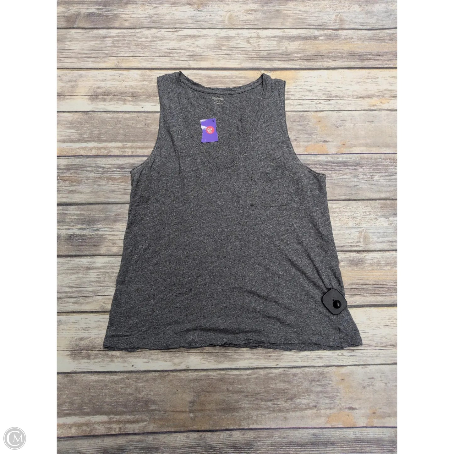 Top Sleeveless By Madewell In Grey, Size: S