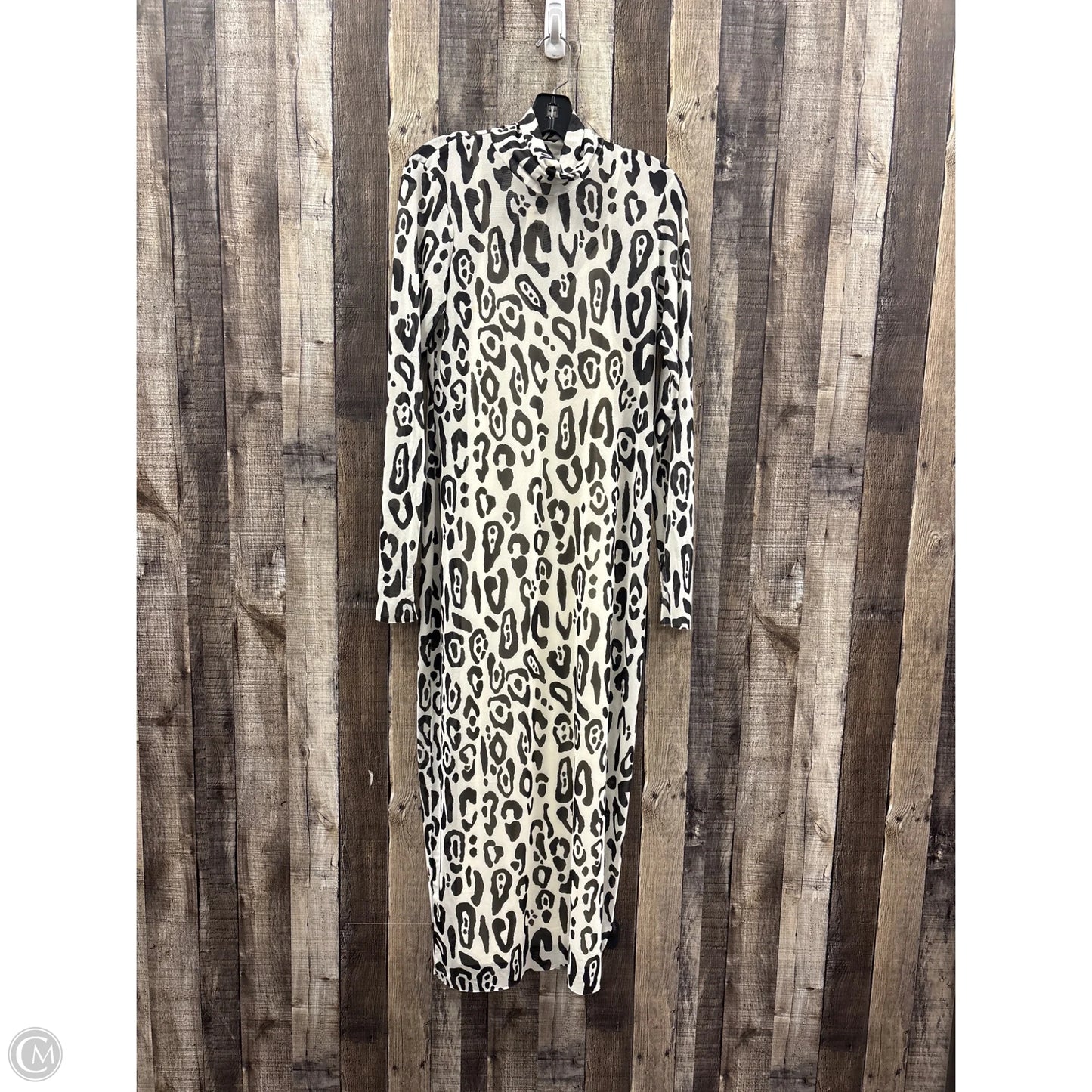 Dress Party Long By Anthropologie In Animal Print, Size: Xl