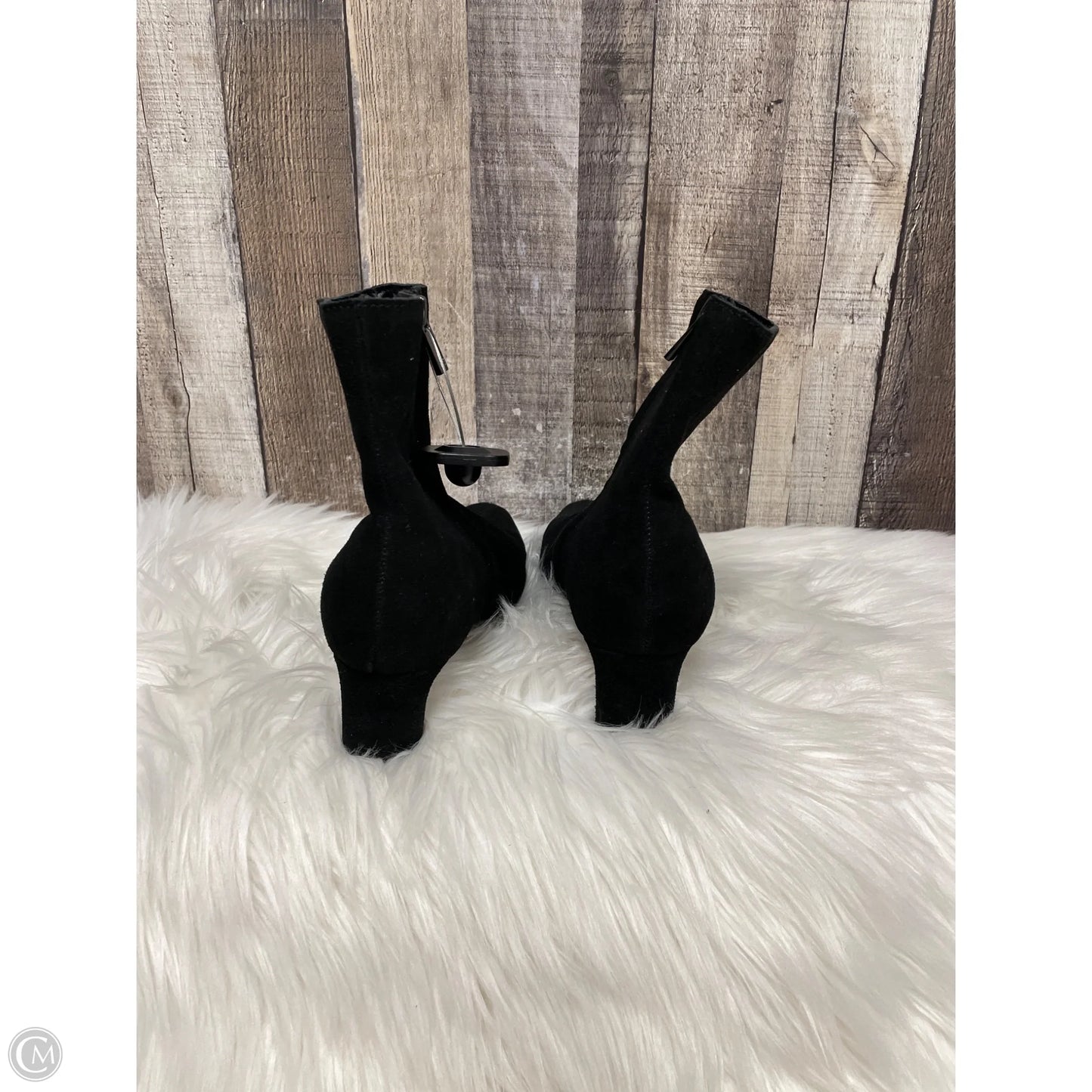 Boots Ankle Heels By Splendid In Black, Size: 7.5