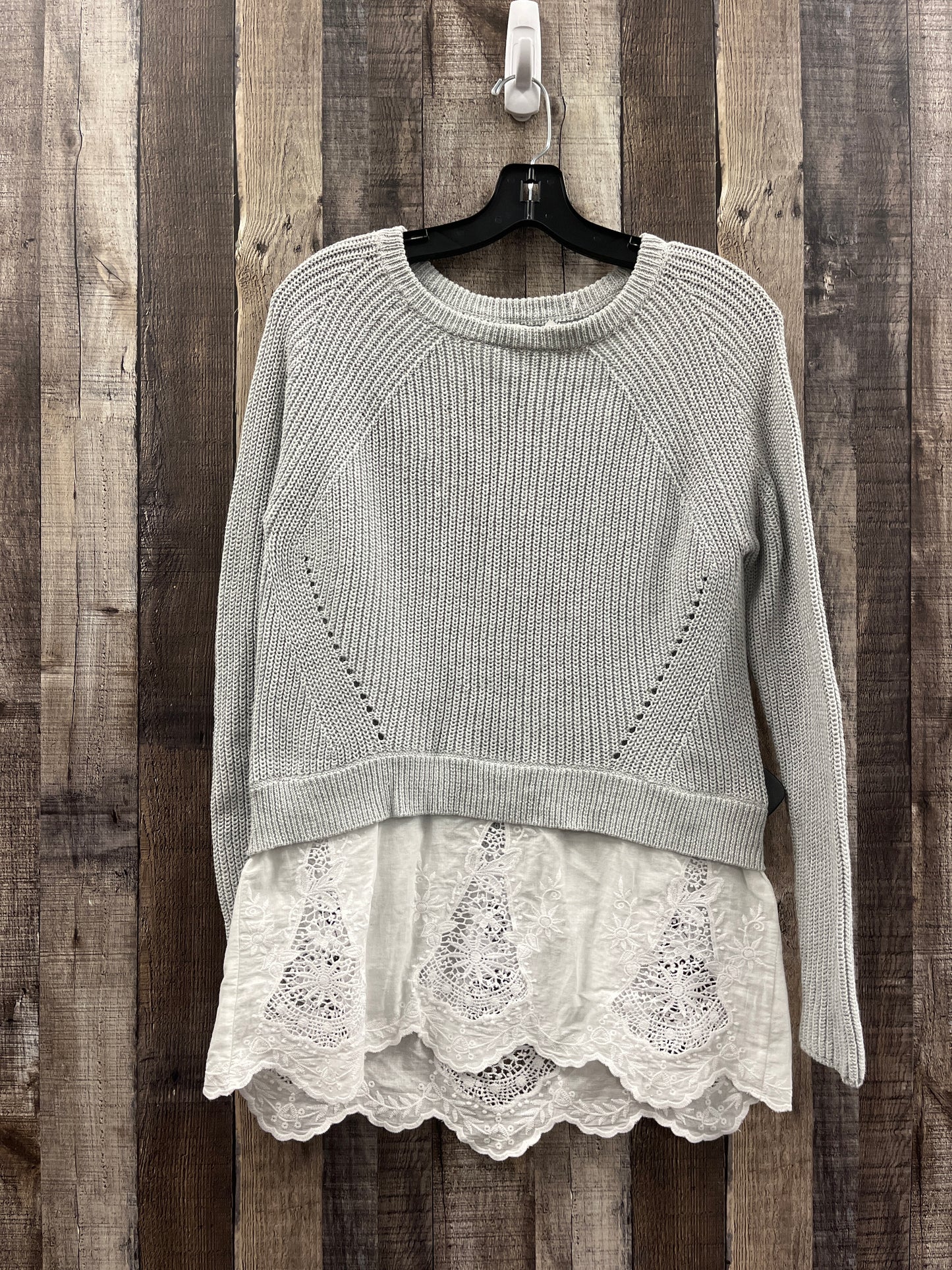 Sweater By Cato In Grey, Size: S