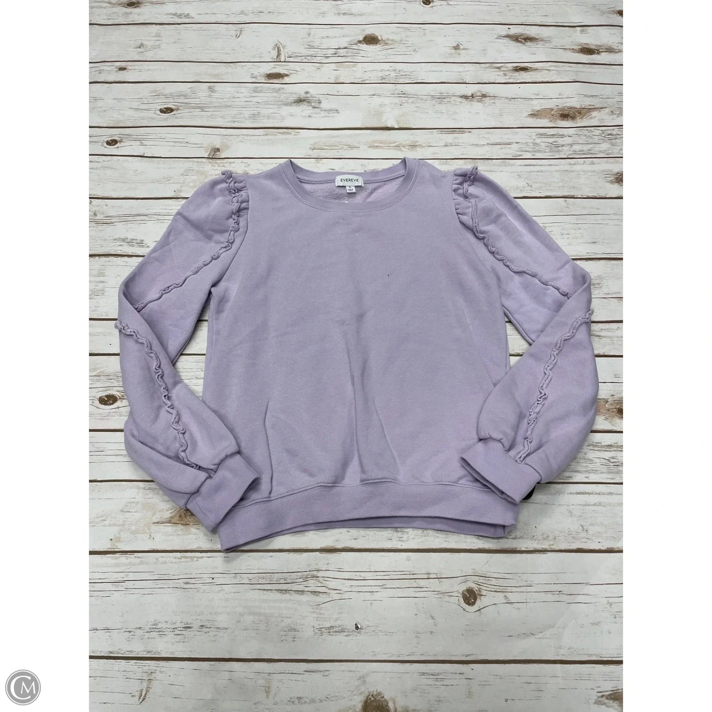 Sweatshirt Crewneck By Evereve In Purple, Size: S