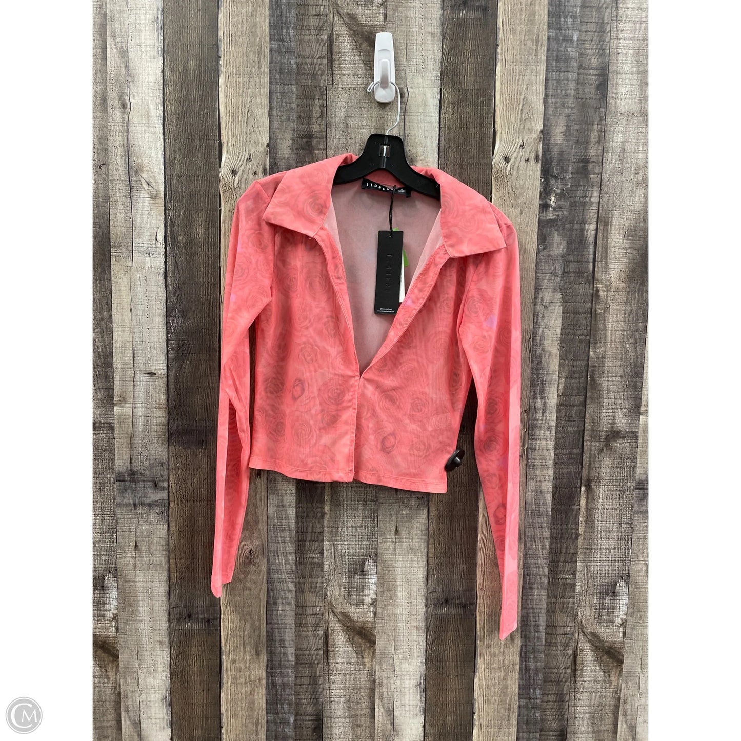 Top Long Sleeve By Cmf In Pink, Size: S