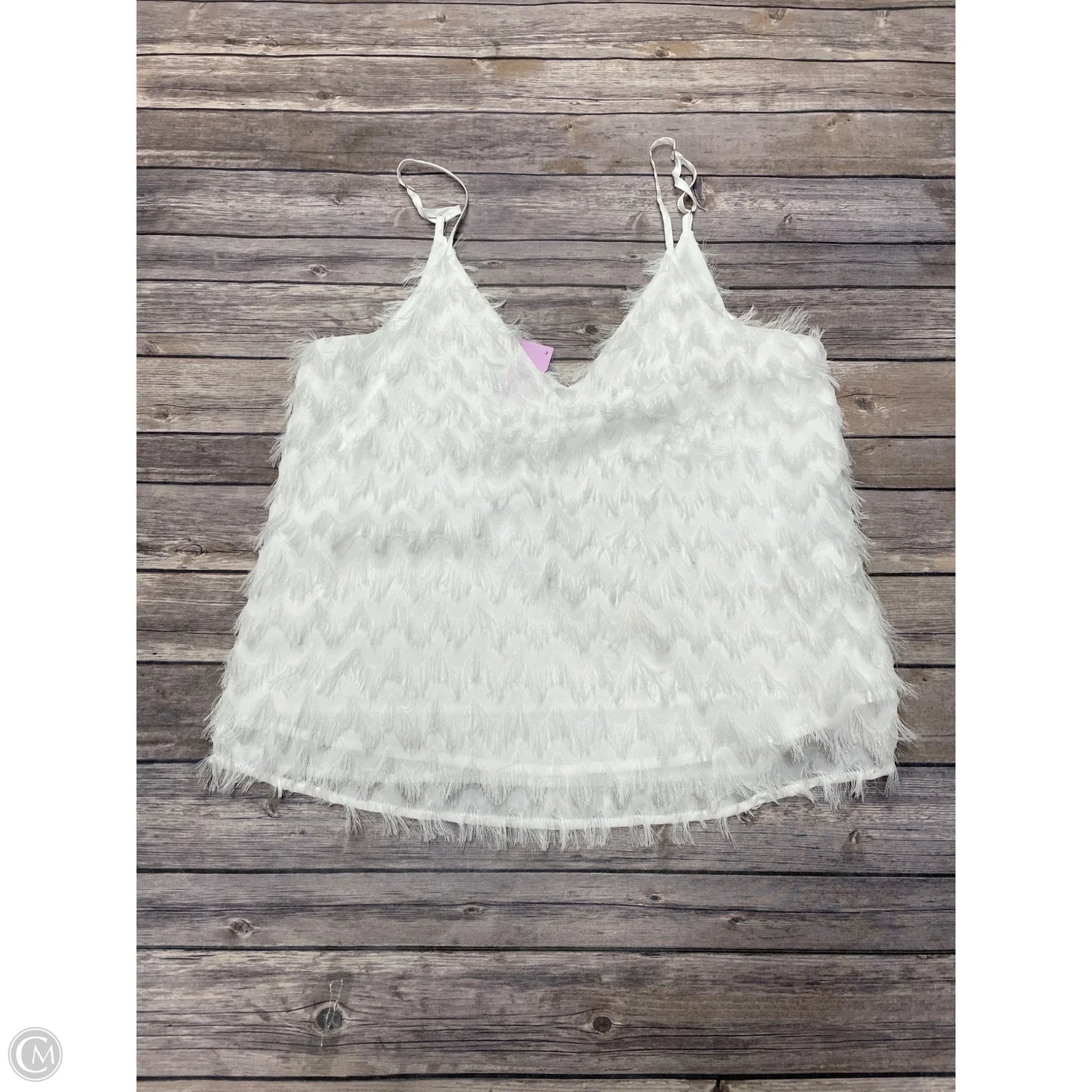 Top Sleeveless By Cupshe In White, Size: M