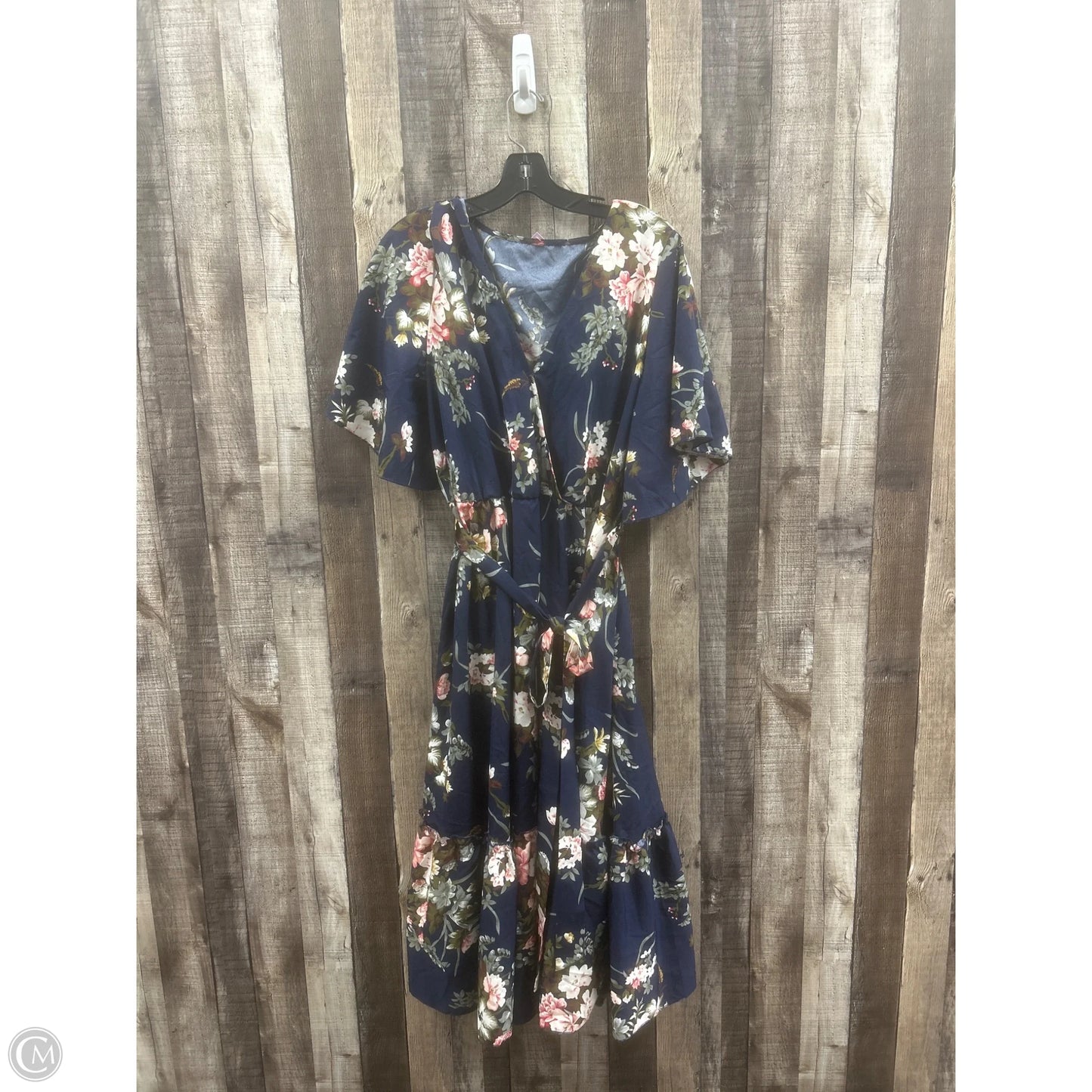 Dress Casual Maxi By Shein In Floral Print, Size: 3x