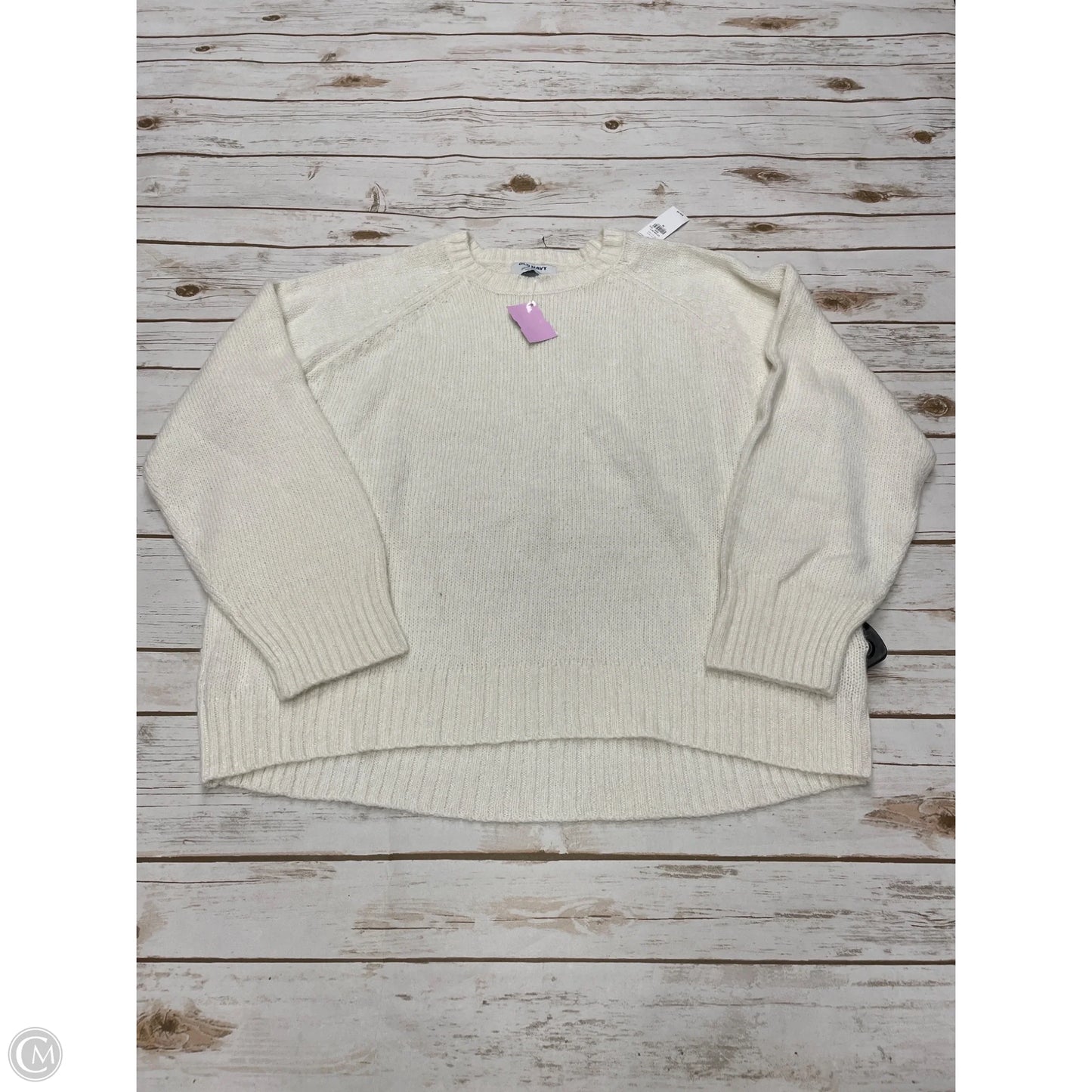 Sweater By Old Navy In White, Size: M