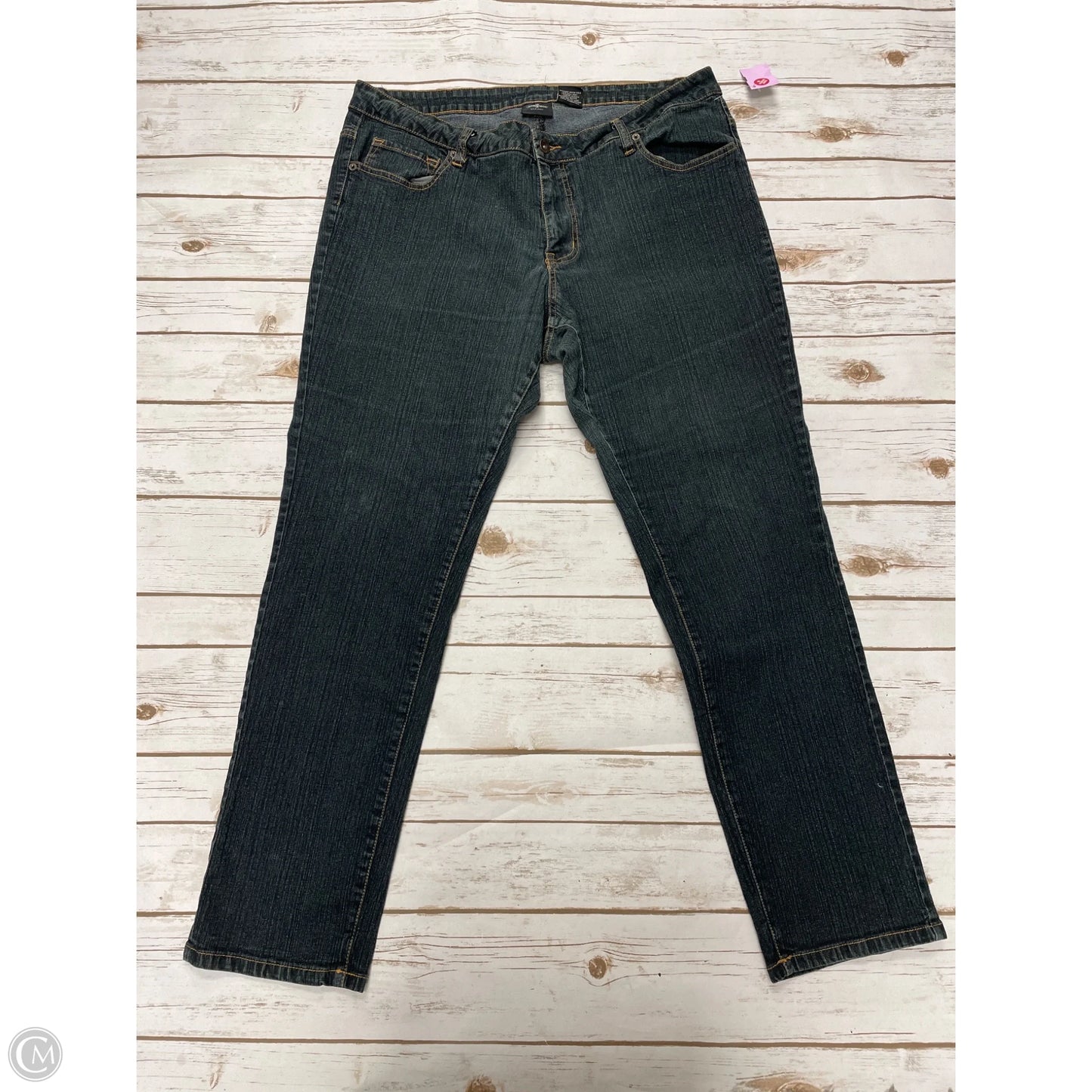 Jeans Straight By Cmb In Black, Size: 22