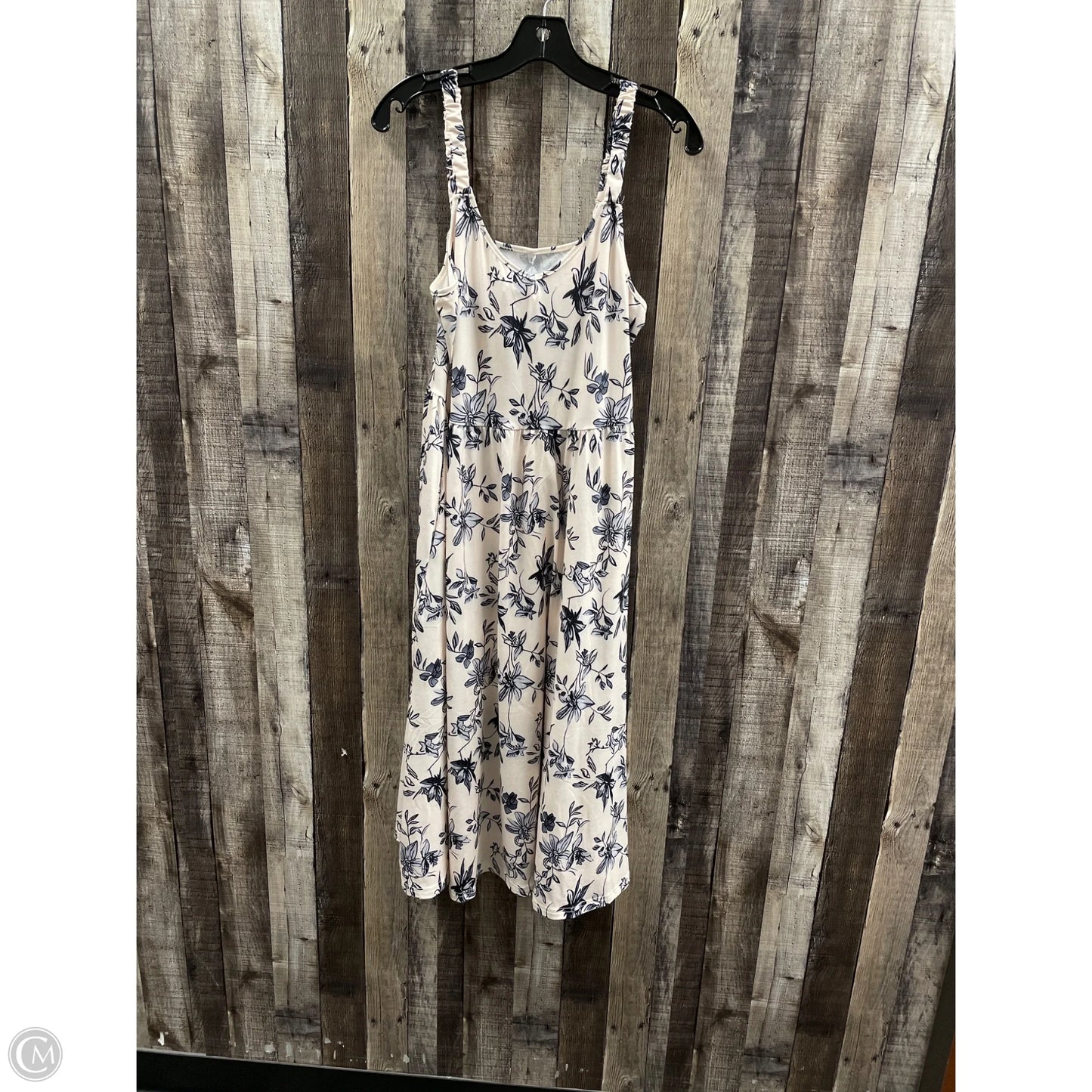 Dress Casual Midi By Cme In Floral Print, Size: L
