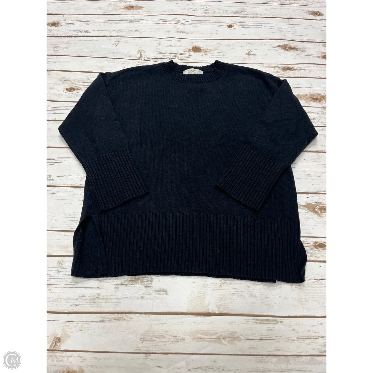 Sweater By Loft In Black, Size: S