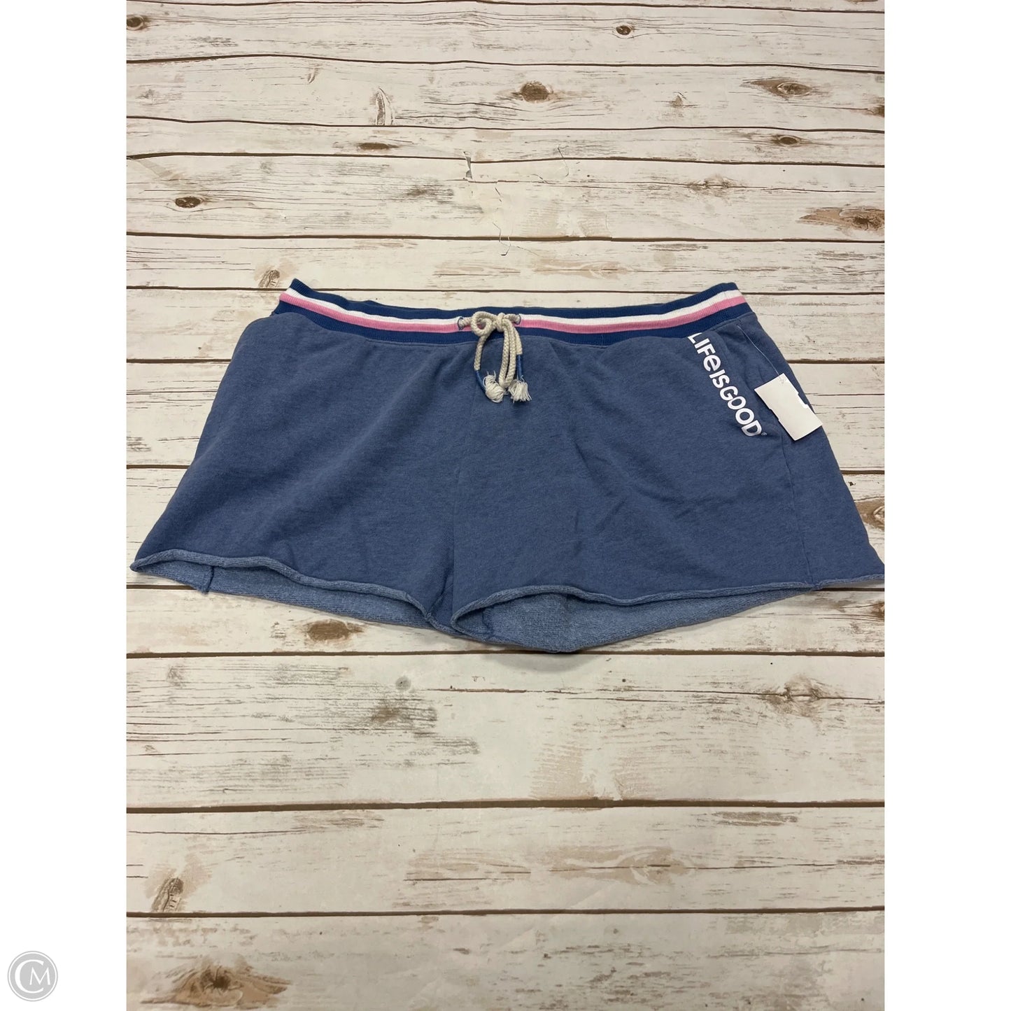 Shorts By Life Is Good In Blue, Size: Xl