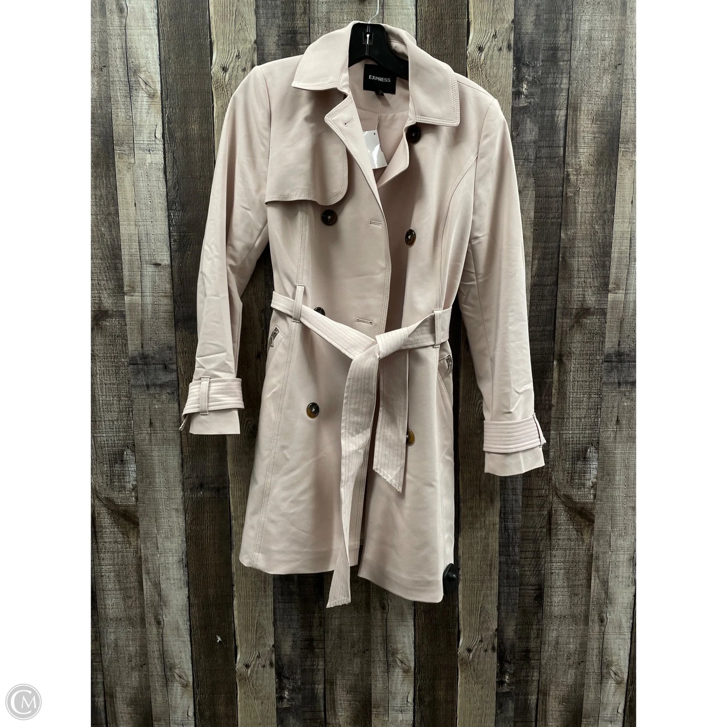 Coat Other By Express In Pink, Size: Xs