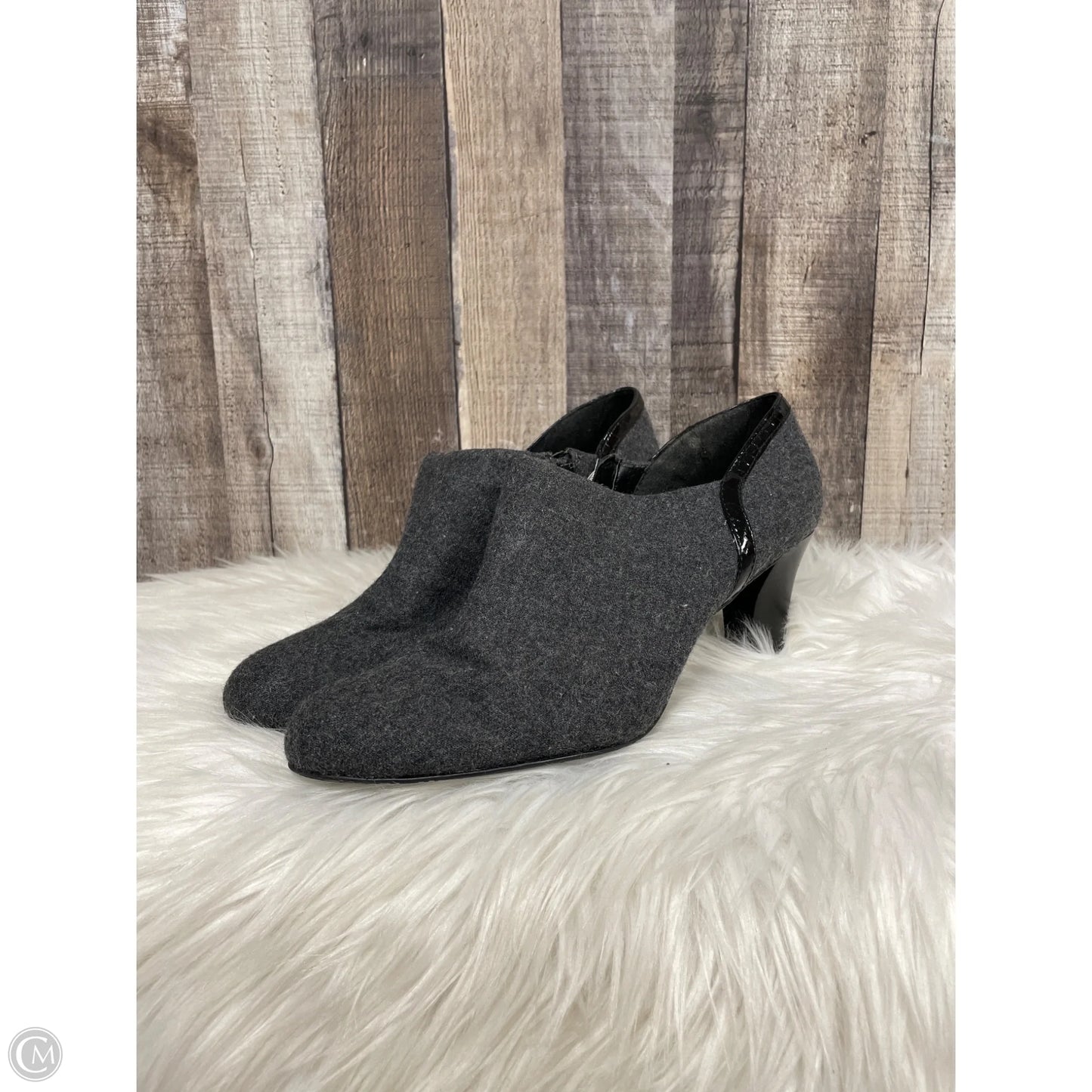 Shoes Heels Block By Liz Claiborne In Grey, Size: 10