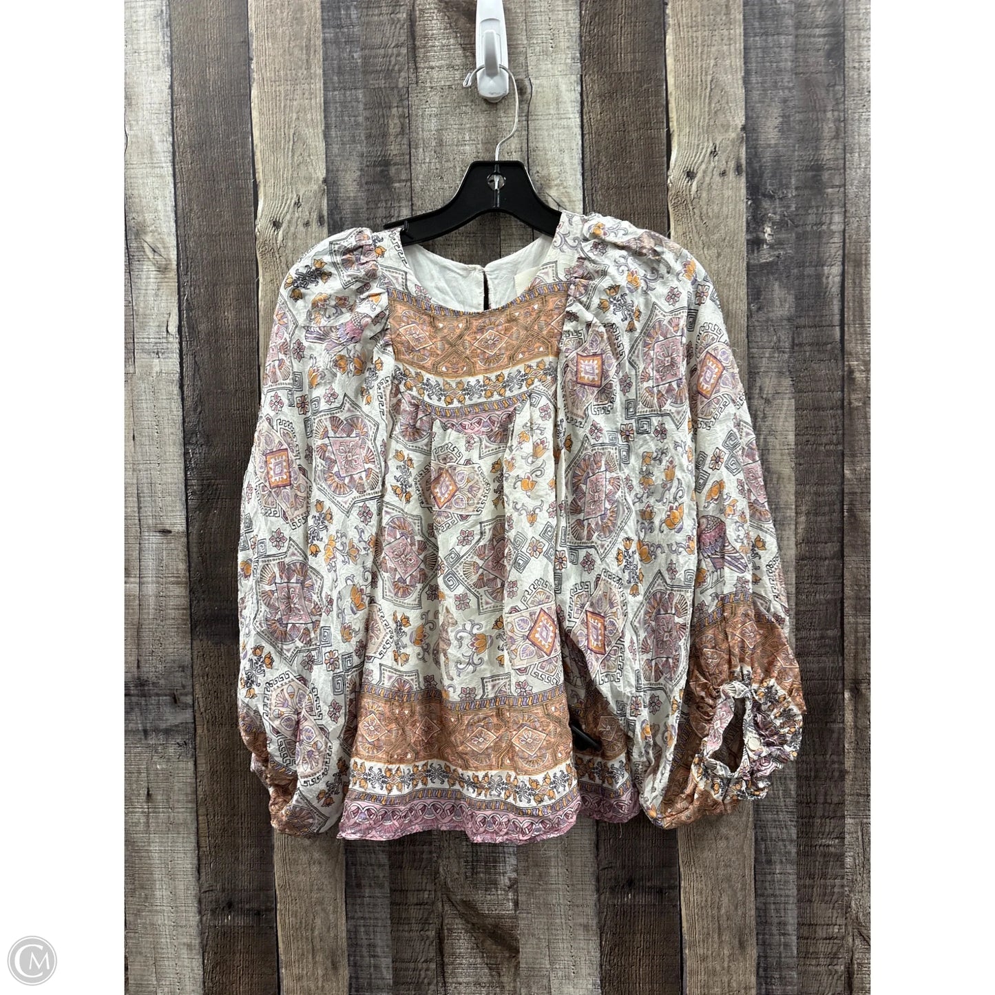 Top Long Sleeve By Anthropologie In Multi-colored, Size: Xs