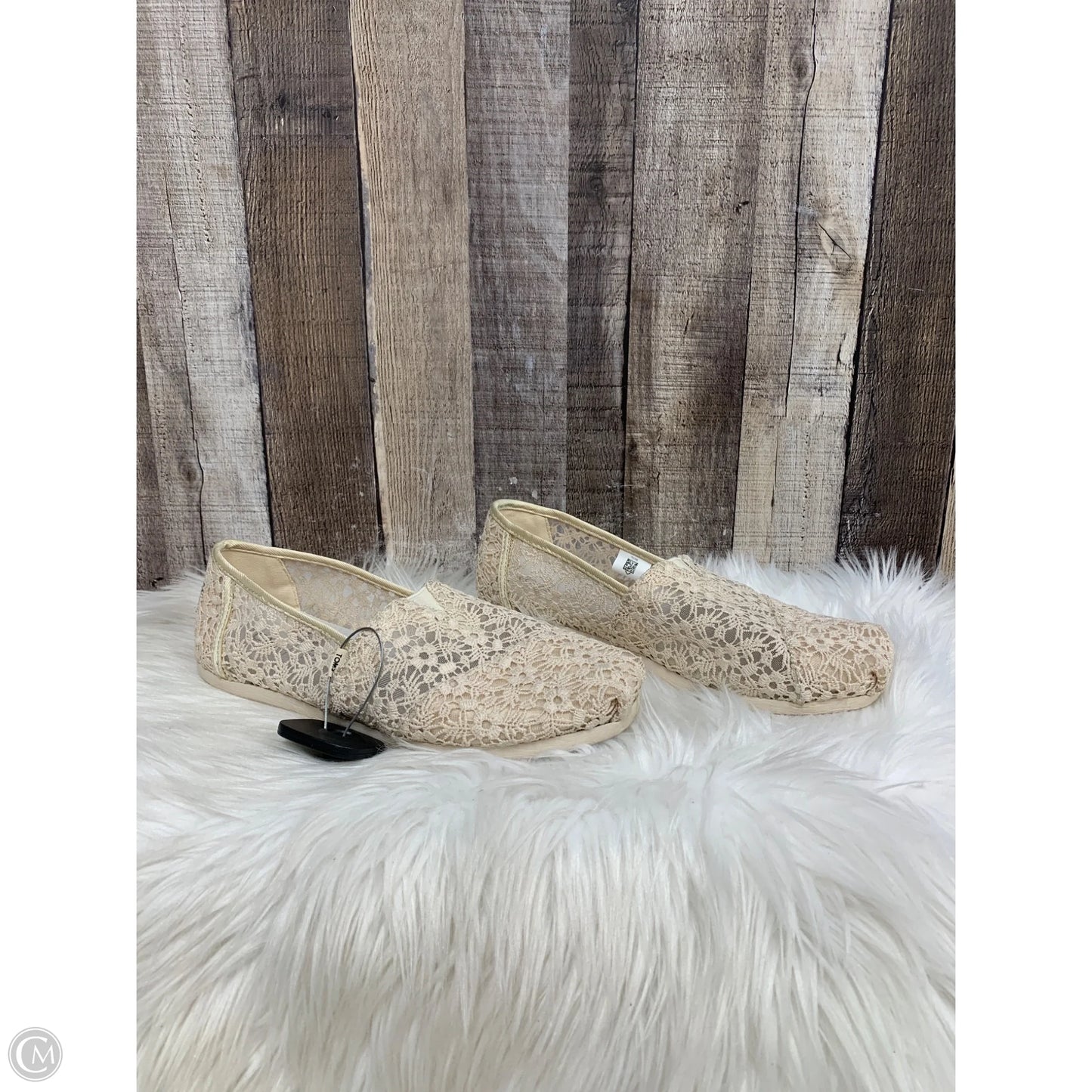 Shoes Flats By Toms In Cream, Size: 10