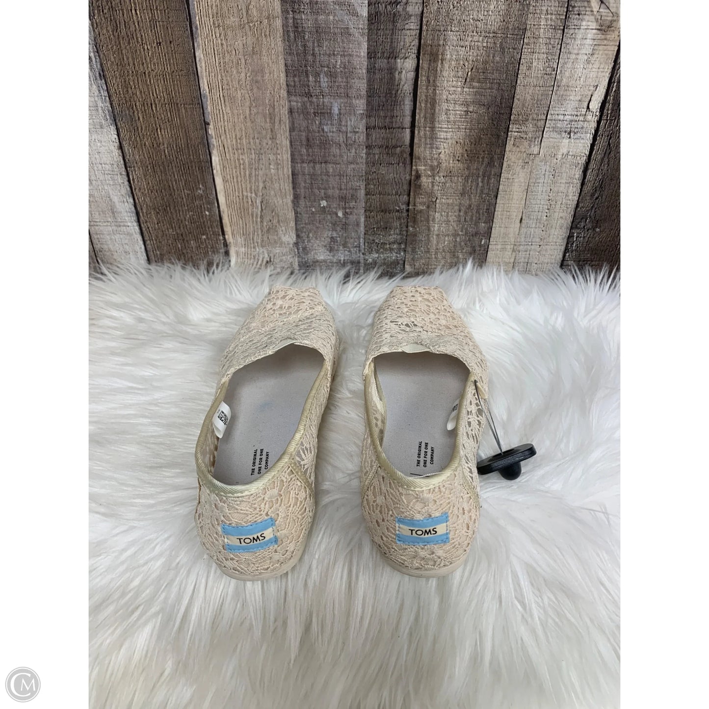 Shoes Flats By Toms In Cream, Size: 10