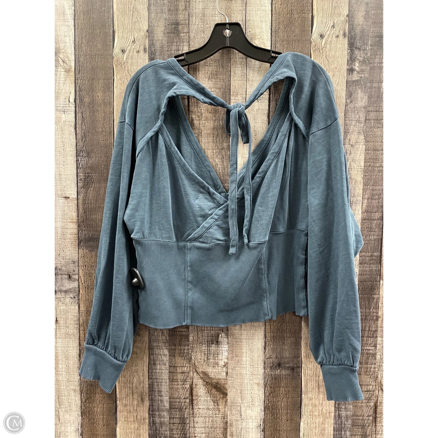 Top Long Sleeve By Pilcro In Blue, Size: Xl