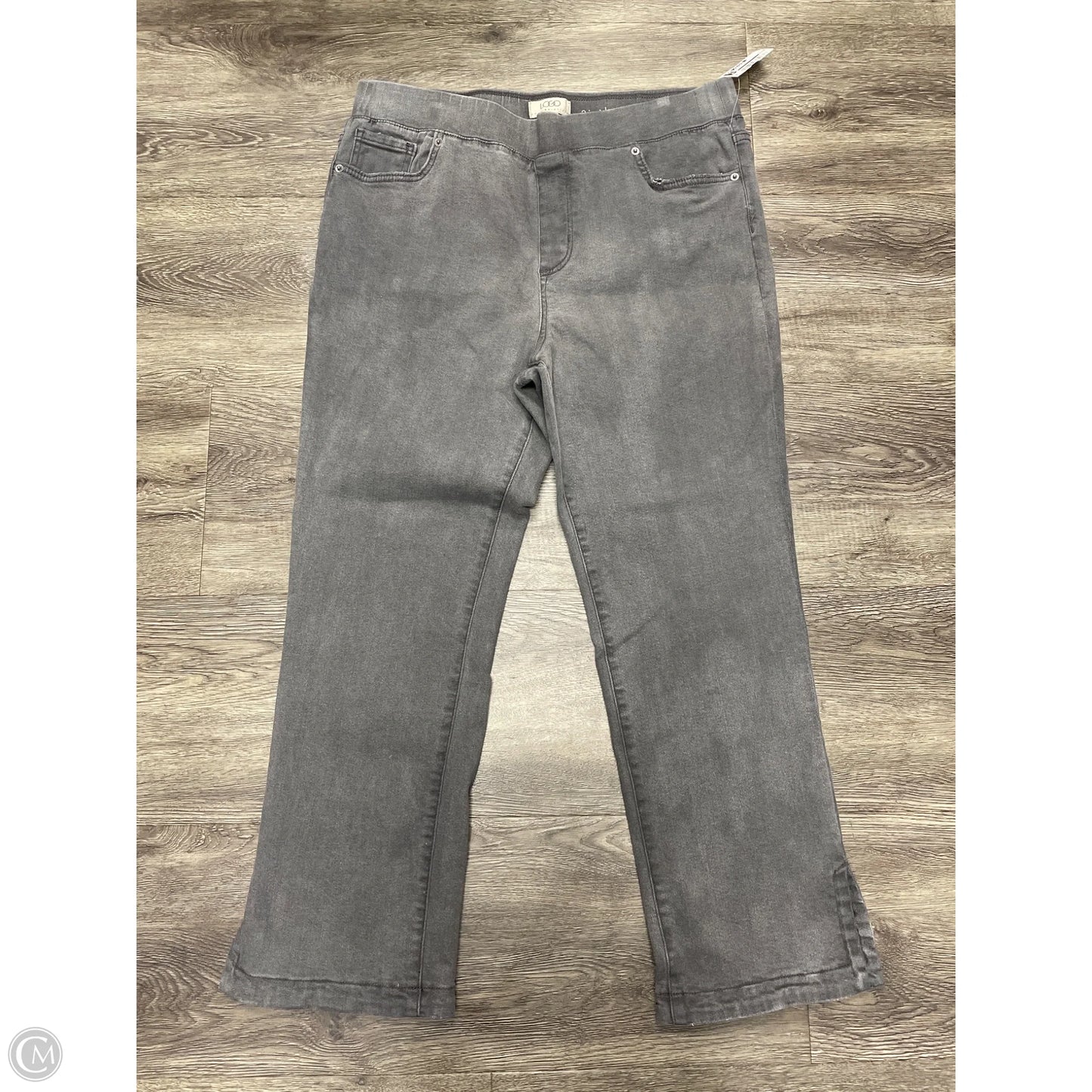 Jeans Jeggings By Logo In Grey, Size: L