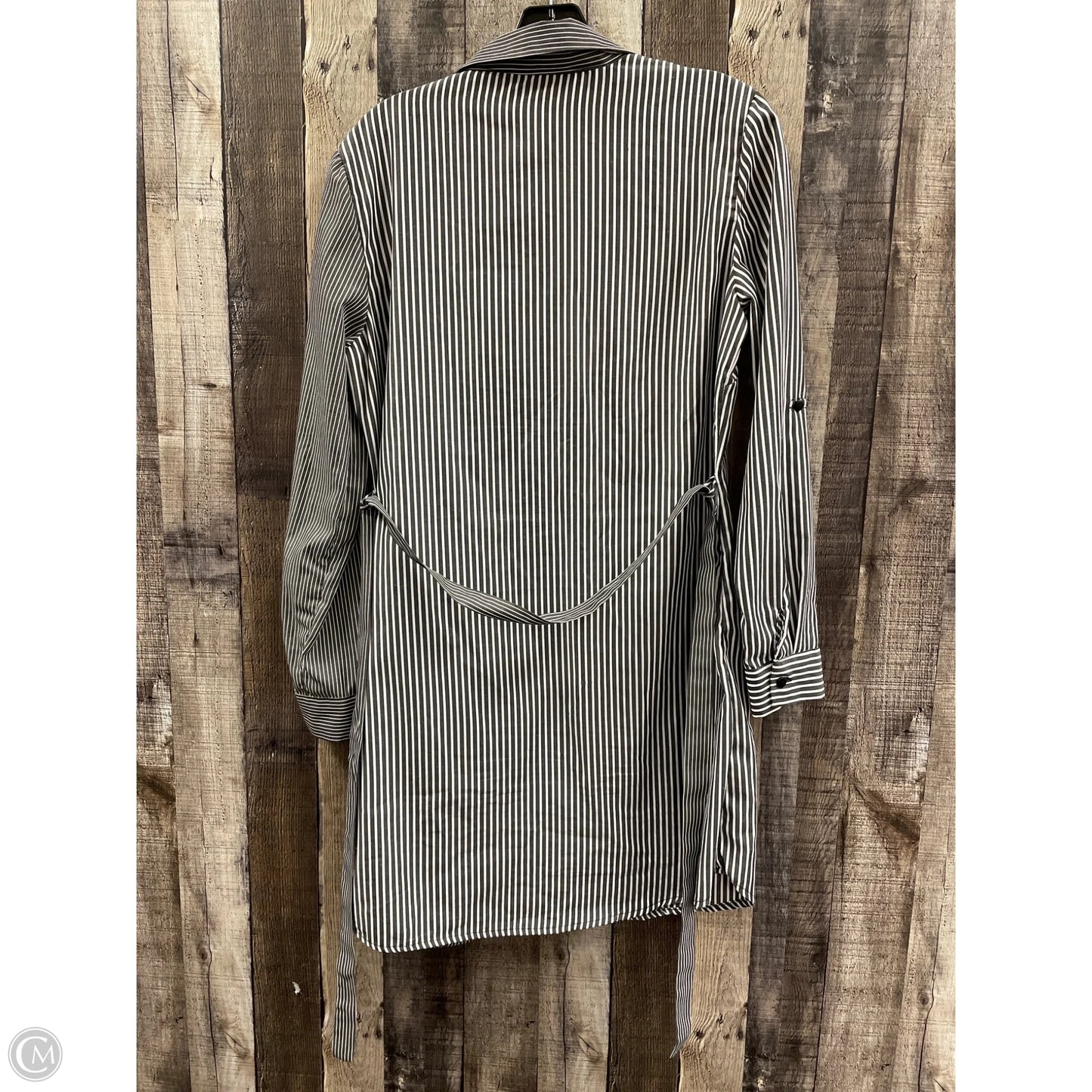 Tunic Long Sleeve By Love Notes In Striped Pattern, Size: M