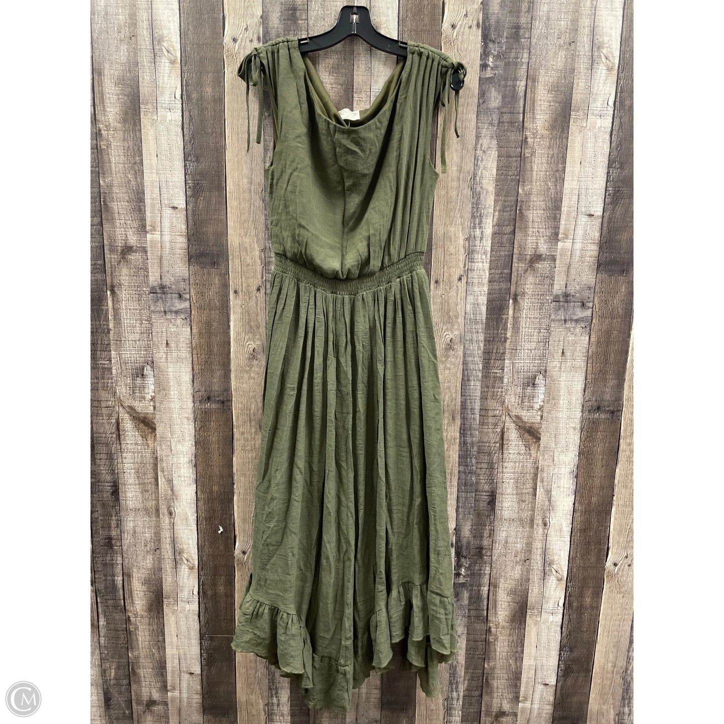 Dress Casual Maxi By Cme In Green, Size: M