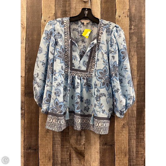 Top Long Sleeve By Nanette By Nanette Lepore In Floral Print, Size: S