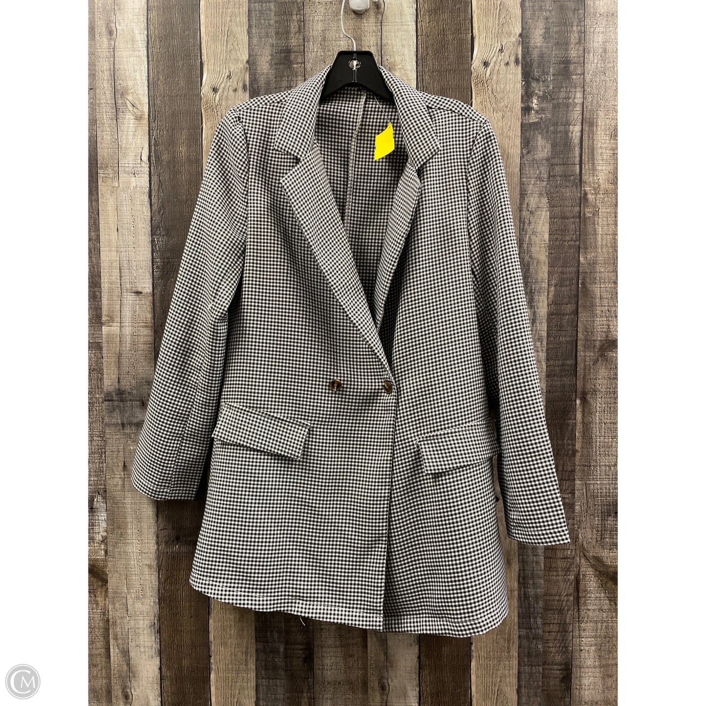 Blazer By Cmf In Plaid Pattern, Size: M