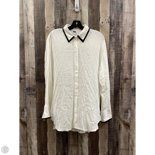 Top Long Sleeve By Old Navy In Multi-colored, Size: L