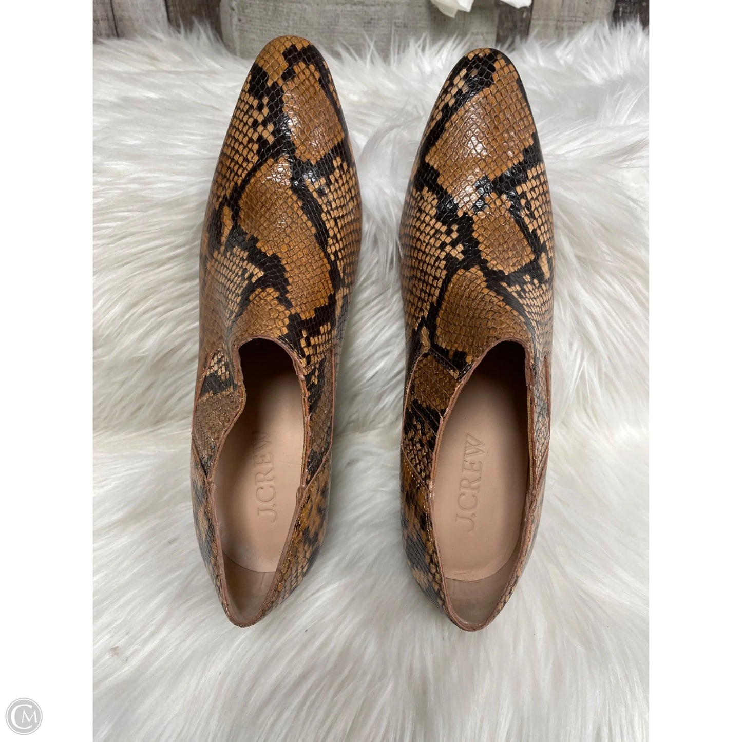 Shoes Heels Block By J. Crew In Animal Print, Size: 9.5