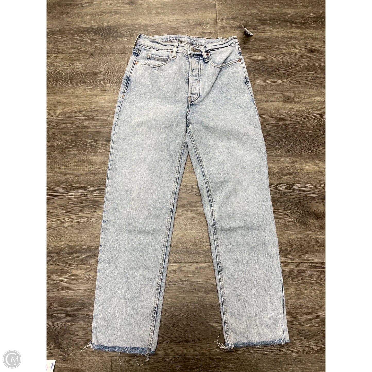 Jeans Straight By Old Navy In Blue Denim, Size: 4