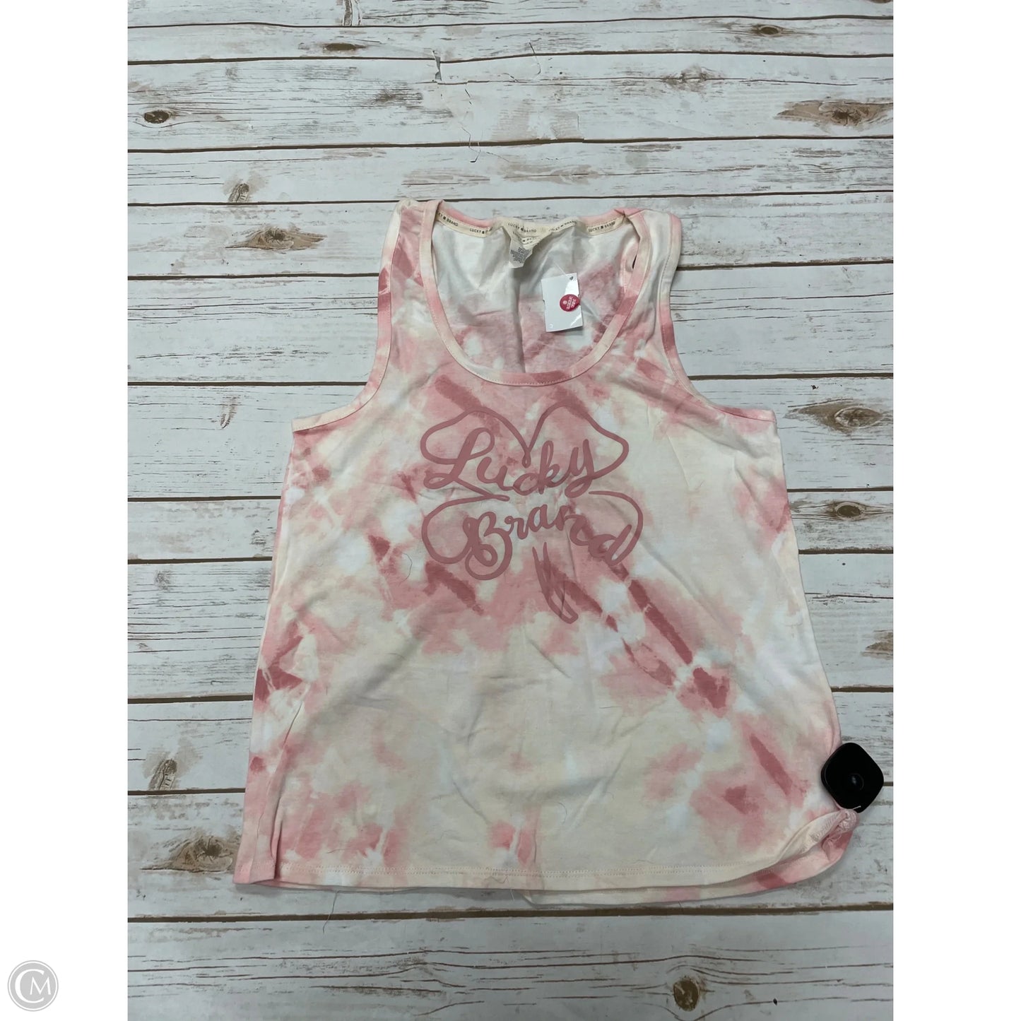 Top Sleeveless By Lucky Brand In Pink, Size: L