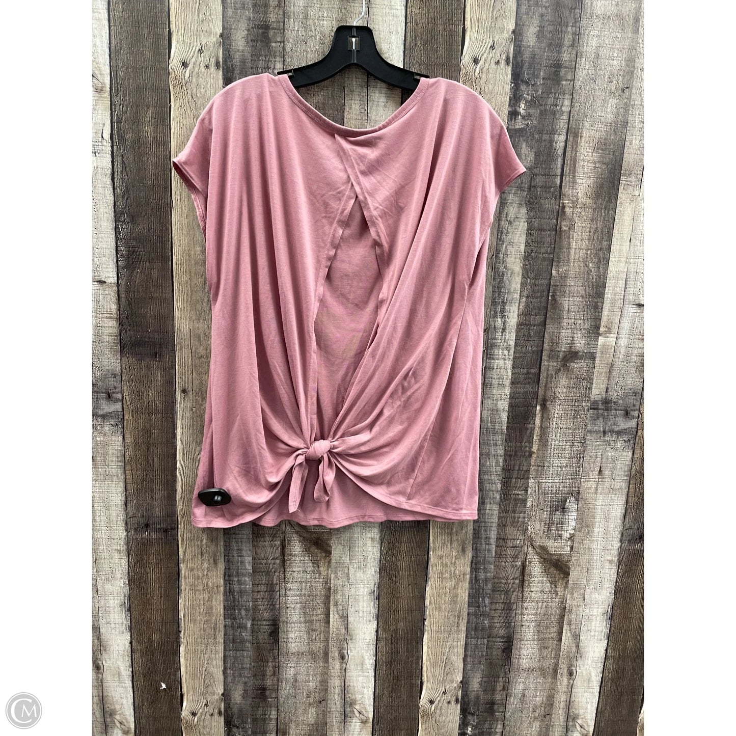 Athletic Top Short Sleeve By Old Navy In Pink, Size: L