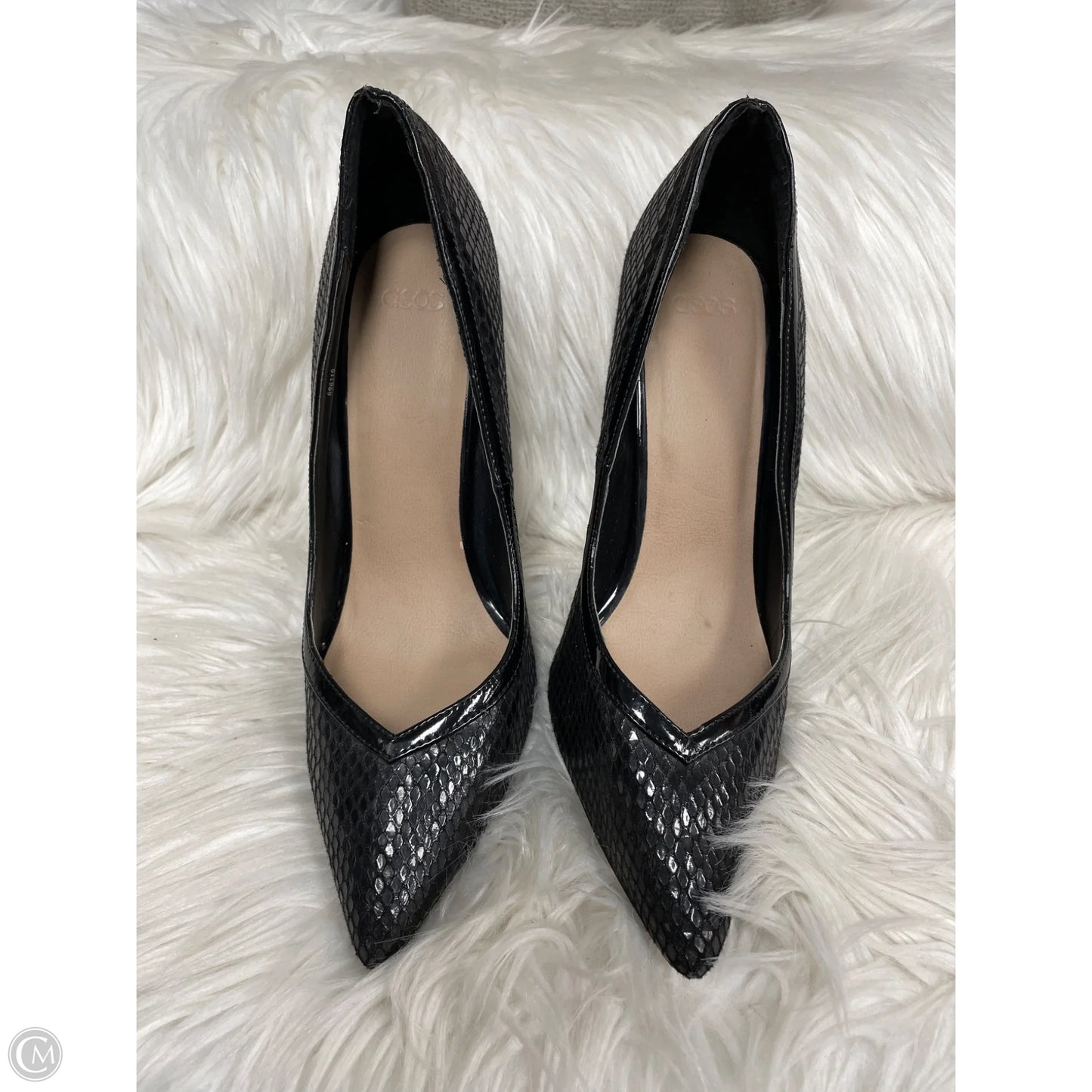 Shoes Heels Stiletto By Asos In Black, Size: 6.5