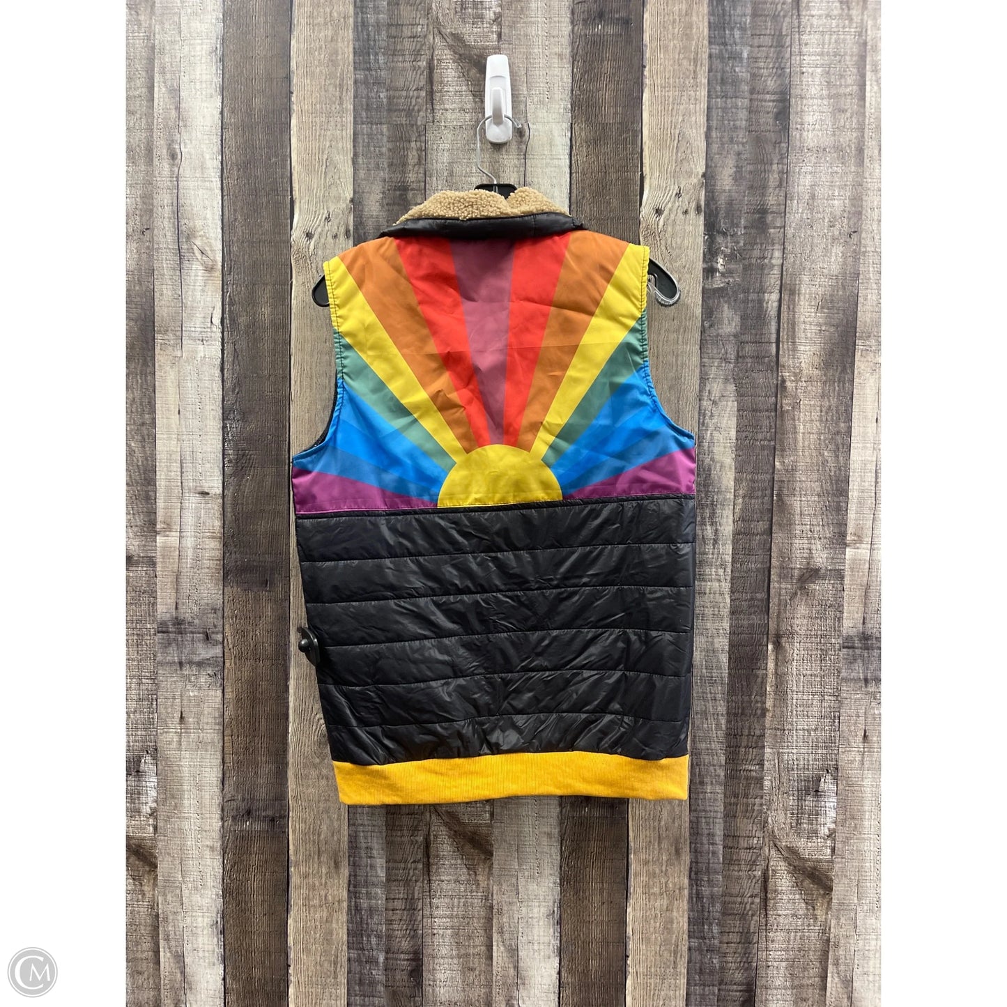 Vest Puffer & Quilted By Cmf In Multi-colored, Size: M