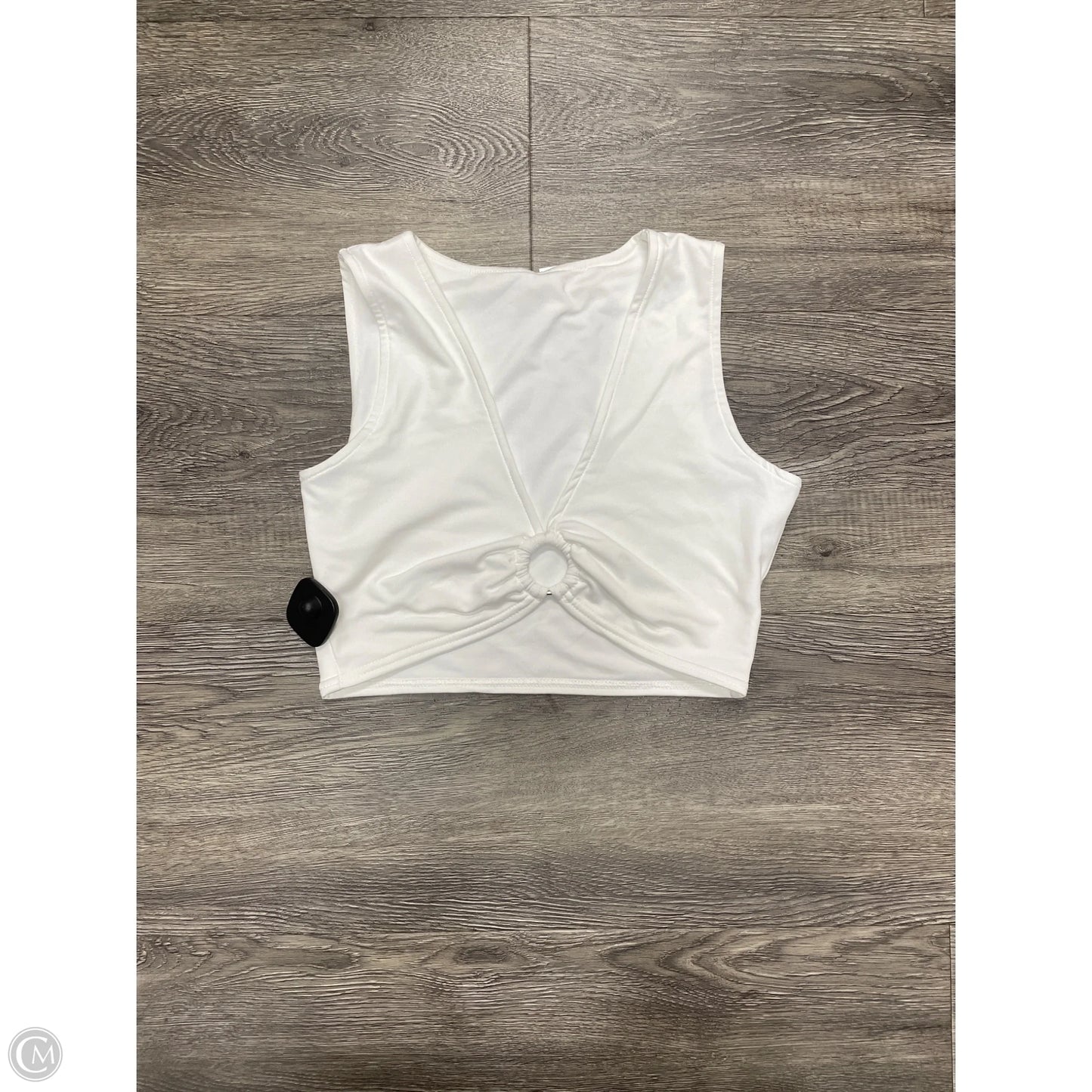 Top Sleeveless By Cmf In White, Size: M
