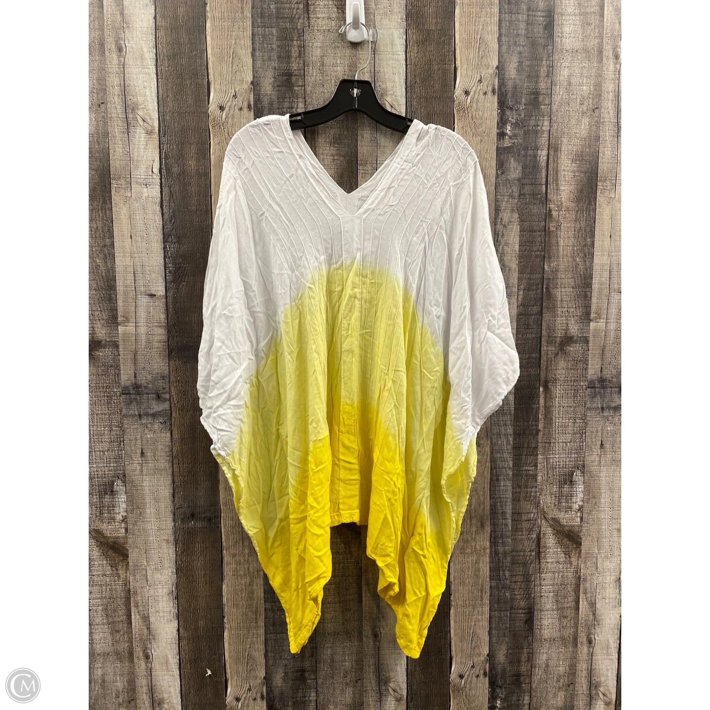 Swimwear Cover-up By Cme In Yellow, Size: Osfm