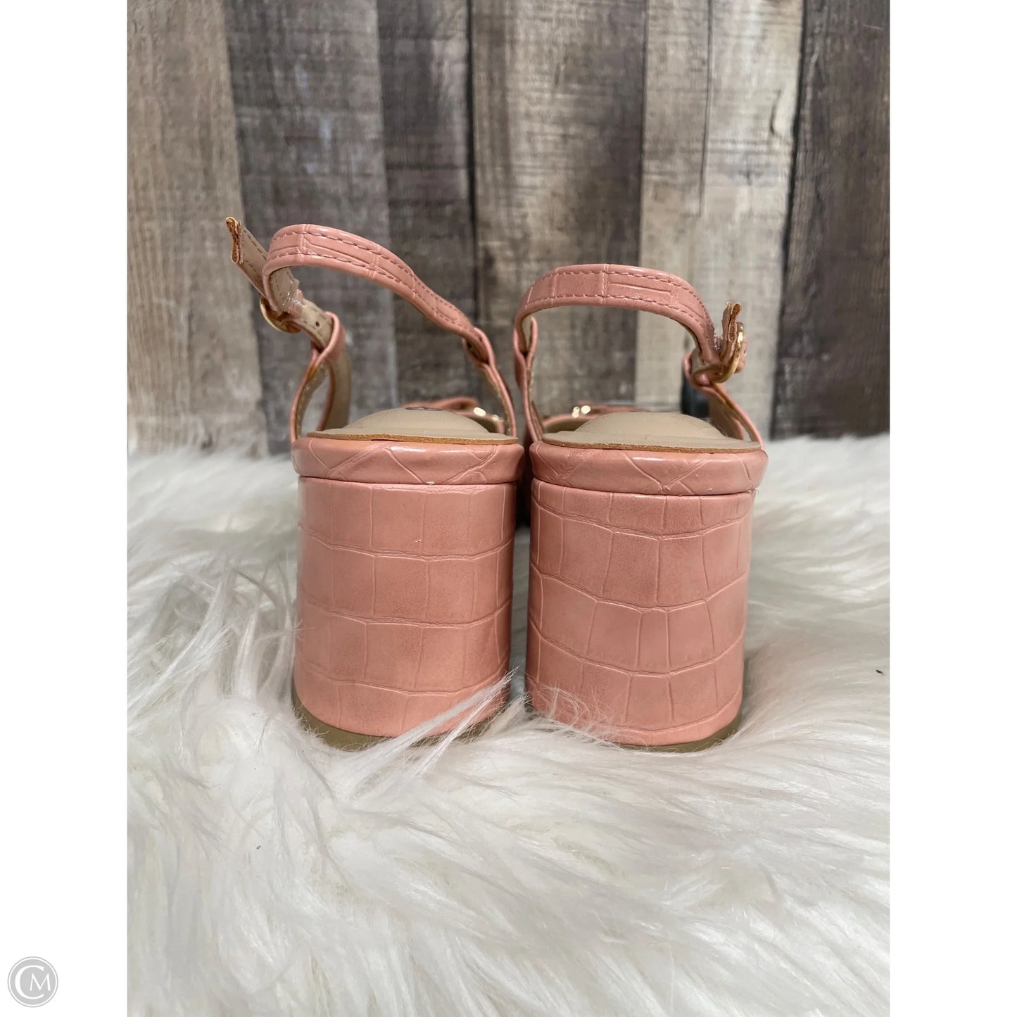 Shoes Heels Block By Giani Bernini In Pink, Size: 9