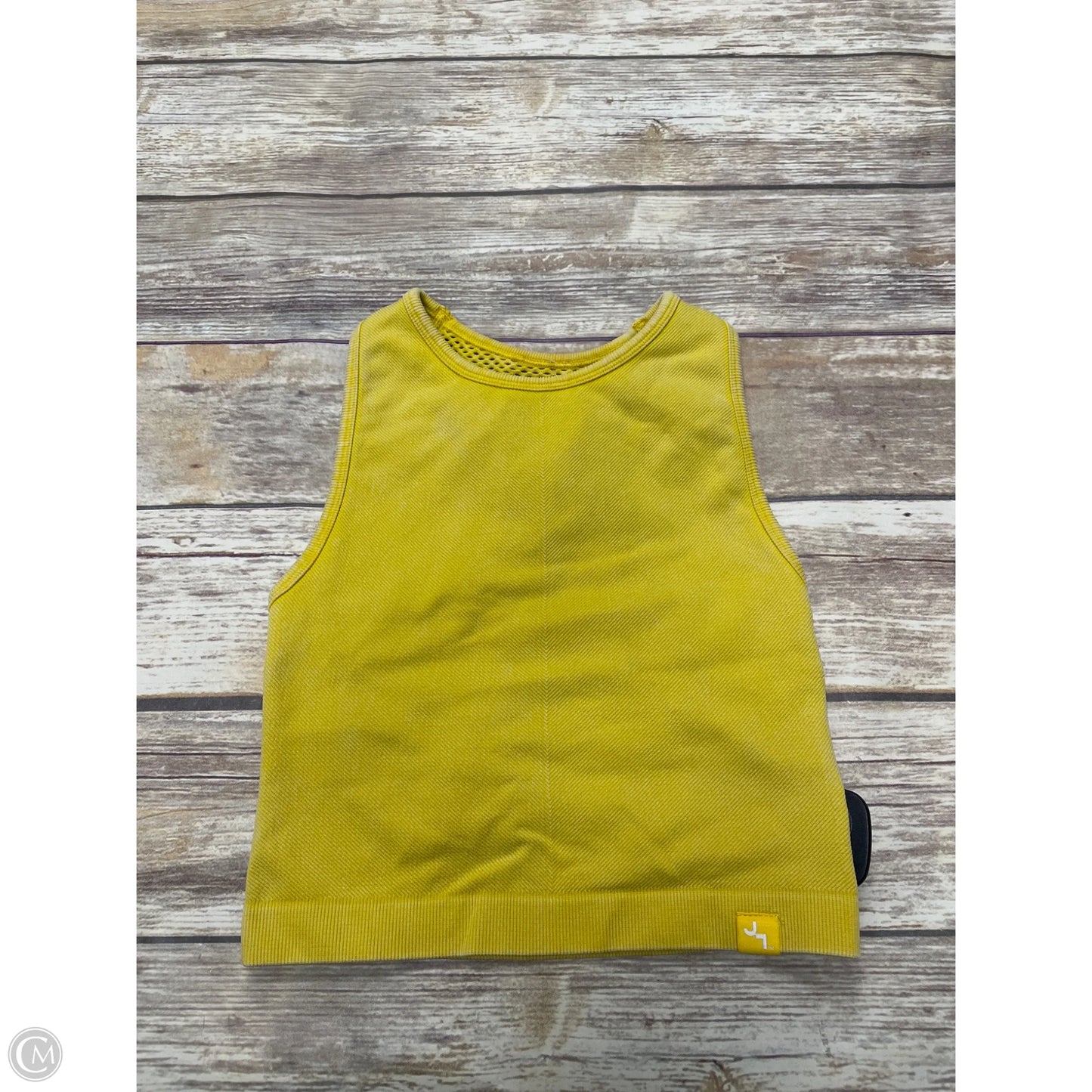Athletic Tank Top By Joy Lab In Yellow, Size: S