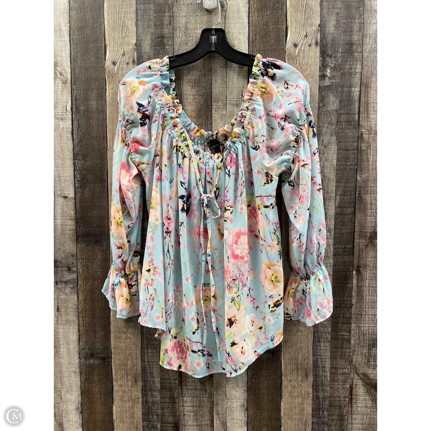 Top Long Sleeve By Jeans By Buffalo In Blue, Size: Xl